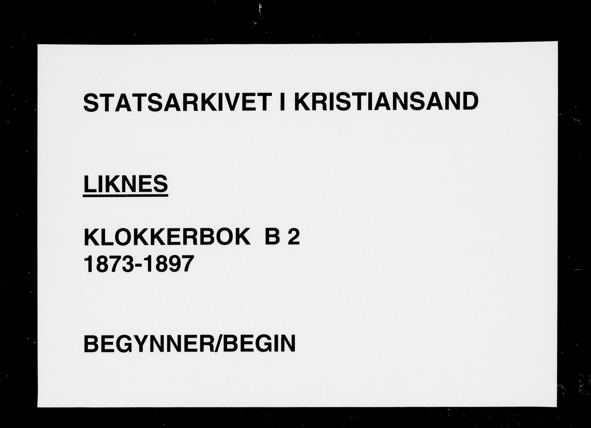 Kvinesdal sokneprestkontor, SAK/1111-0026/F/Fb/Fbb/L0002: Parish register (copy) no. B 2, 1873-1897