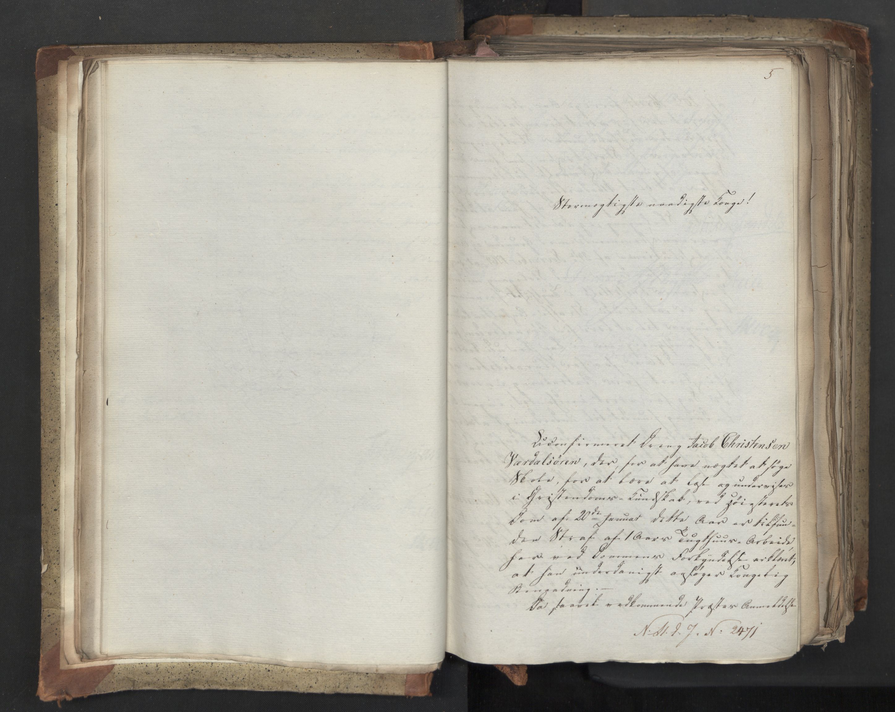 Statsrådsavdelingen i Stockholm, AV/RA-S-1003/D/Da/L0042: Regjeringsinnstillinger nr. 2467-2705, 1825, p. 16