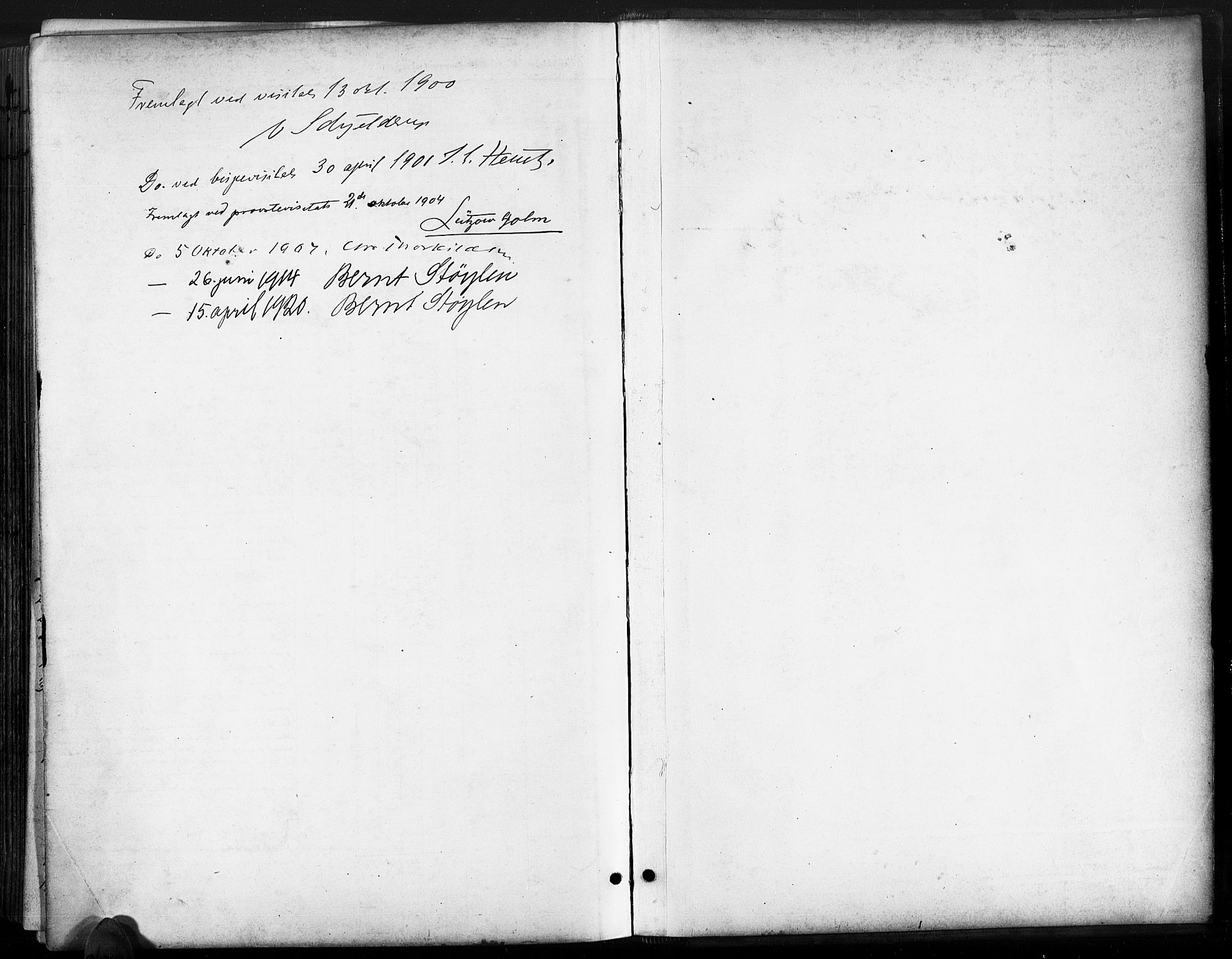 Søndeled sokneprestkontor, SAK/1111-0038/F/Fa/L0006: Parish register (official) no. A 6, 1900-1922