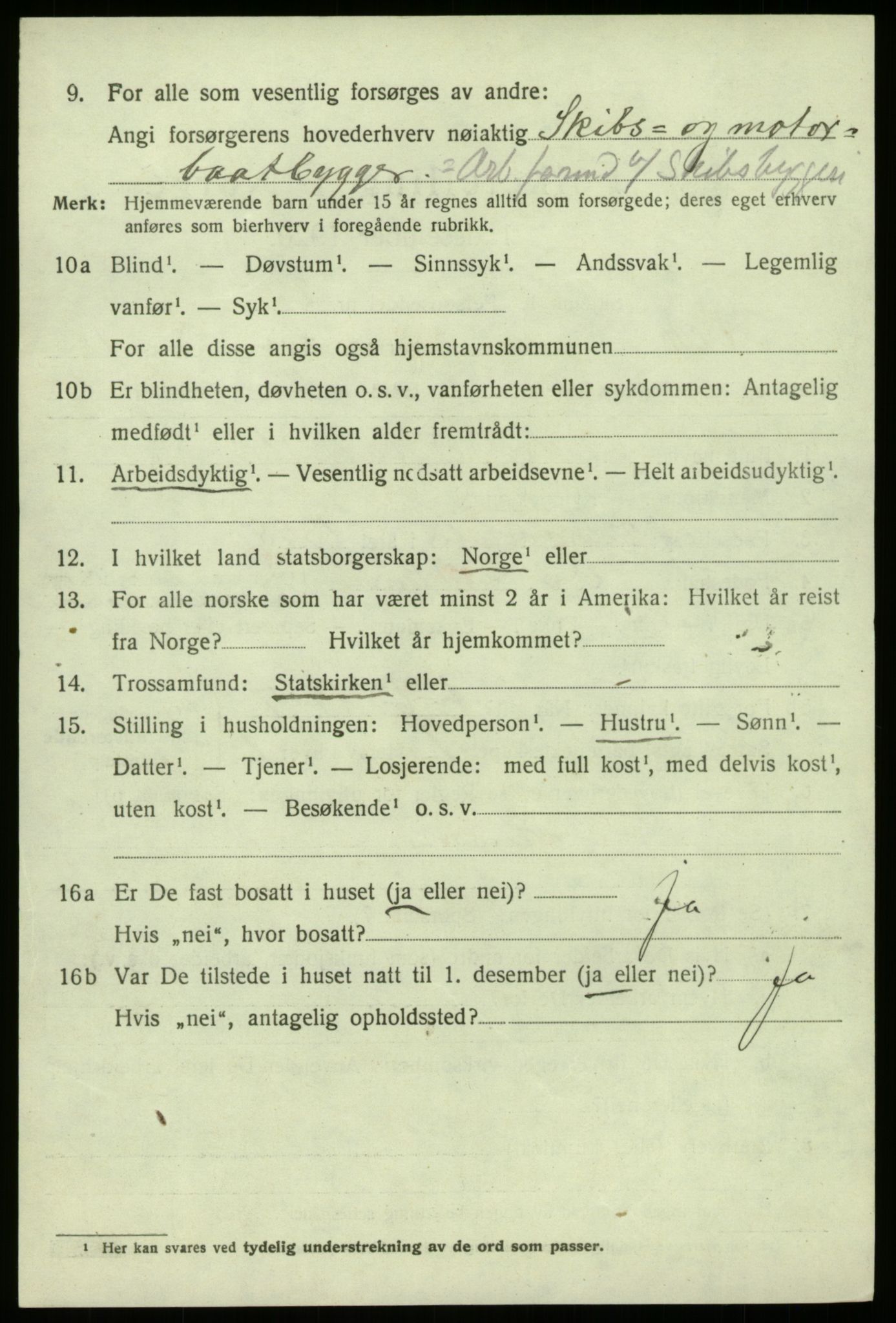 SAB, 1920 census for Vik, 1920, p. 8074