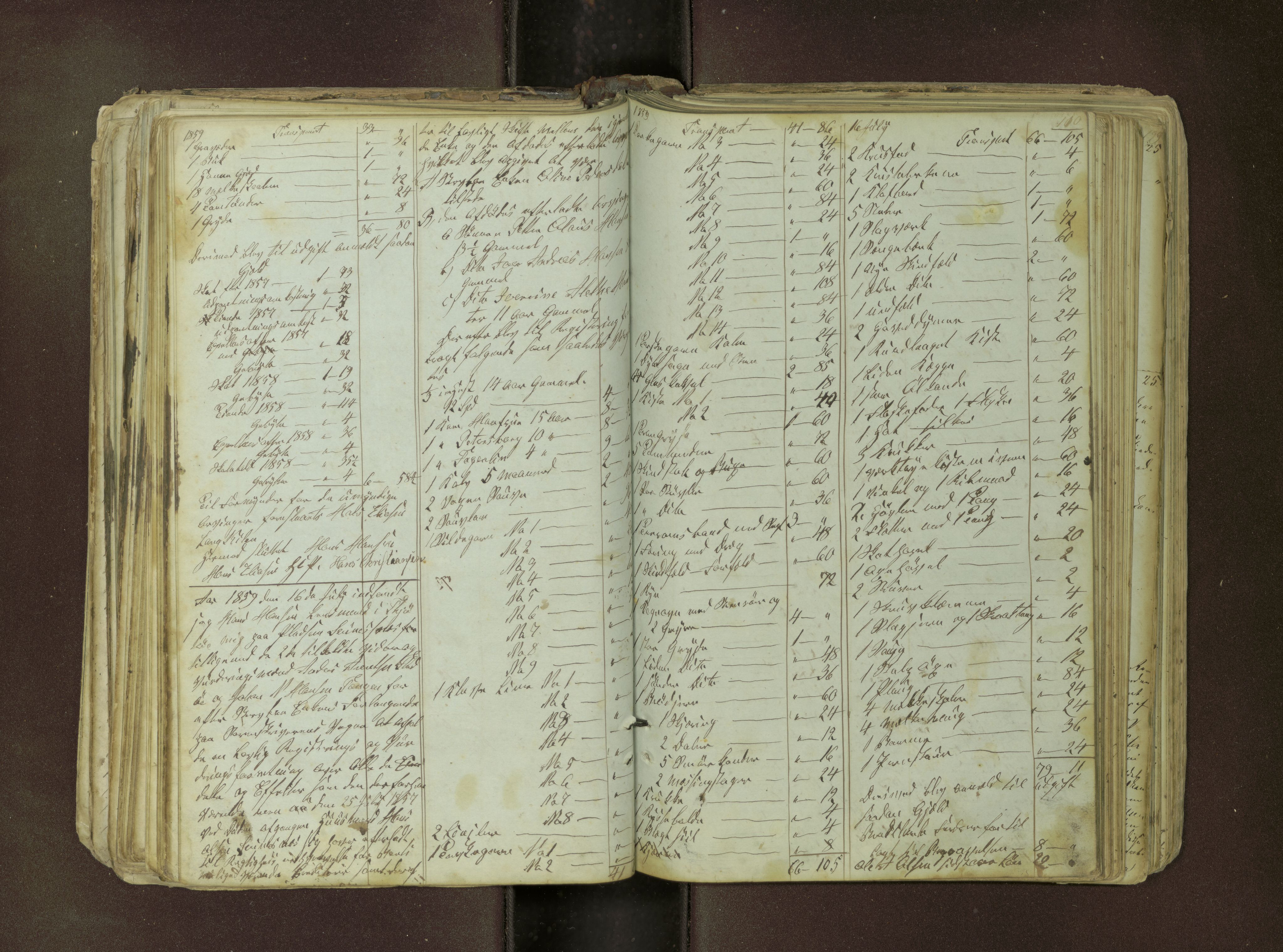 Tjøtta lensmannskontor, AV/SAT-A-5712/1/02/L0002: 2.02.01 - Registreringsprotokoll, merk. dødsanmeldelse, 1845-1873