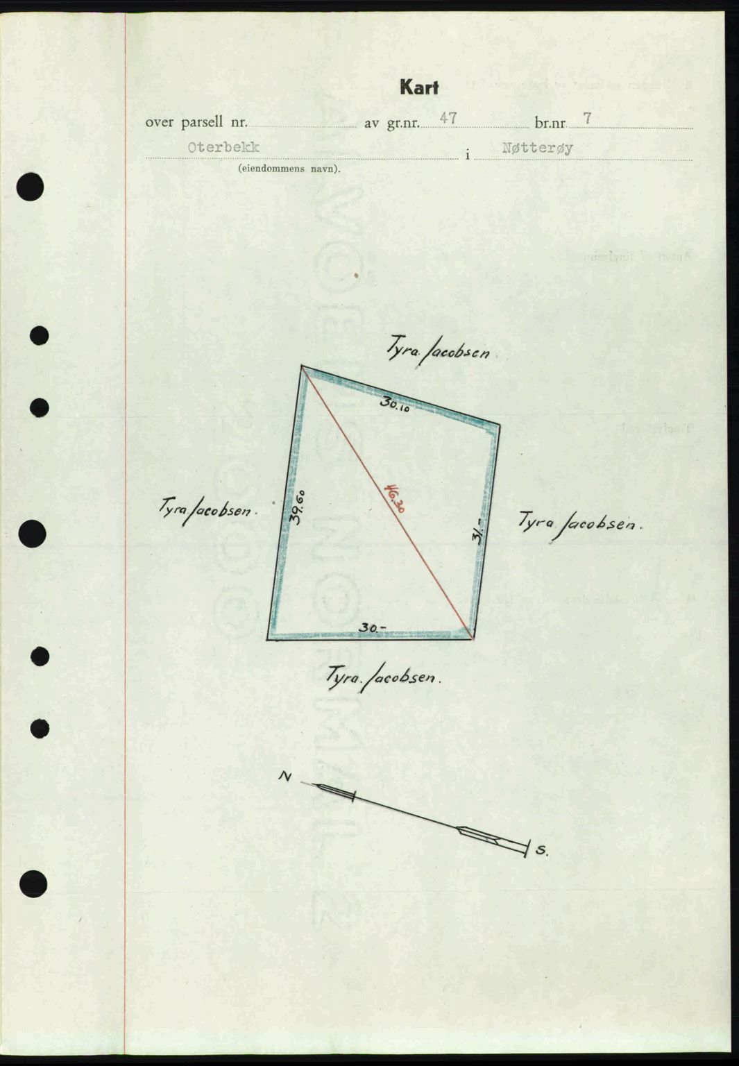 Tønsberg sorenskriveri, AV/SAKO-A-130/G/Ga/Gaa/L0015: Mortgage book no. A15, 1944-1944, Diary no: : 1838/1944