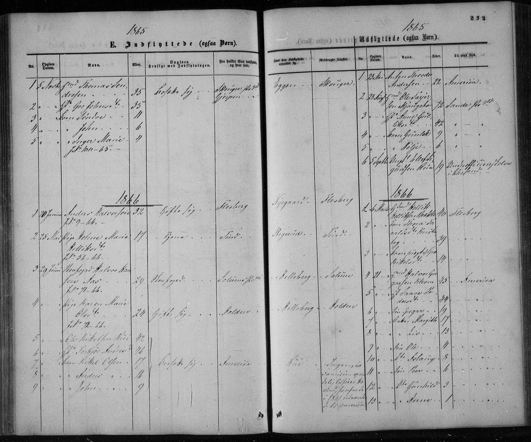 Gransherad kirkebøker, AV/SAKO-A-267/F/Fa/L0003: Parish register (official) no. I 3, 1859-1870, p. 252