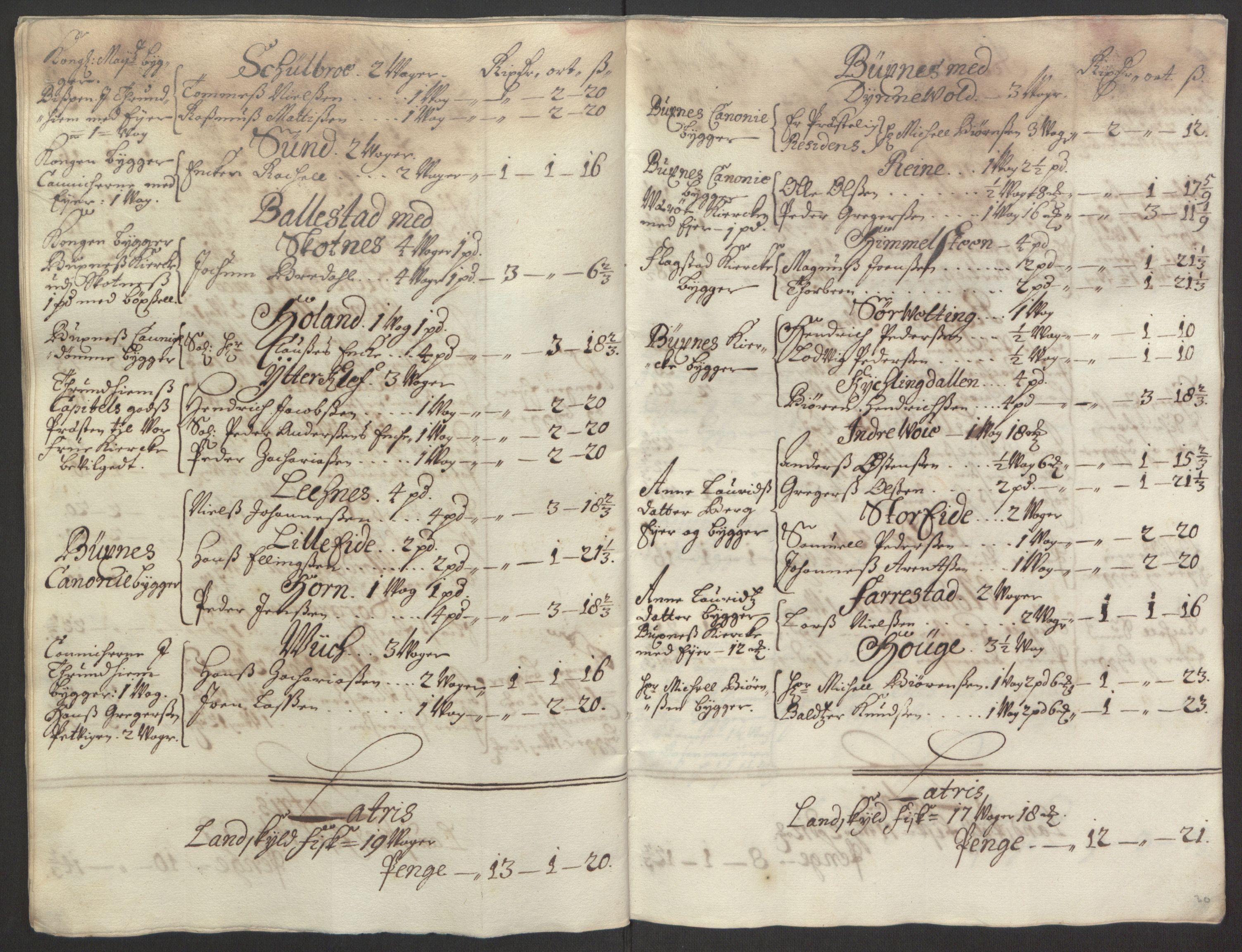 Rentekammeret inntil 1814, Reviderte regnskaper, Fogderegnskap, RA/EA-4092/R67/L4677: Fogderegnskap Vesterålen, Andenes og Lofoten, 1694-1695, p. 44
