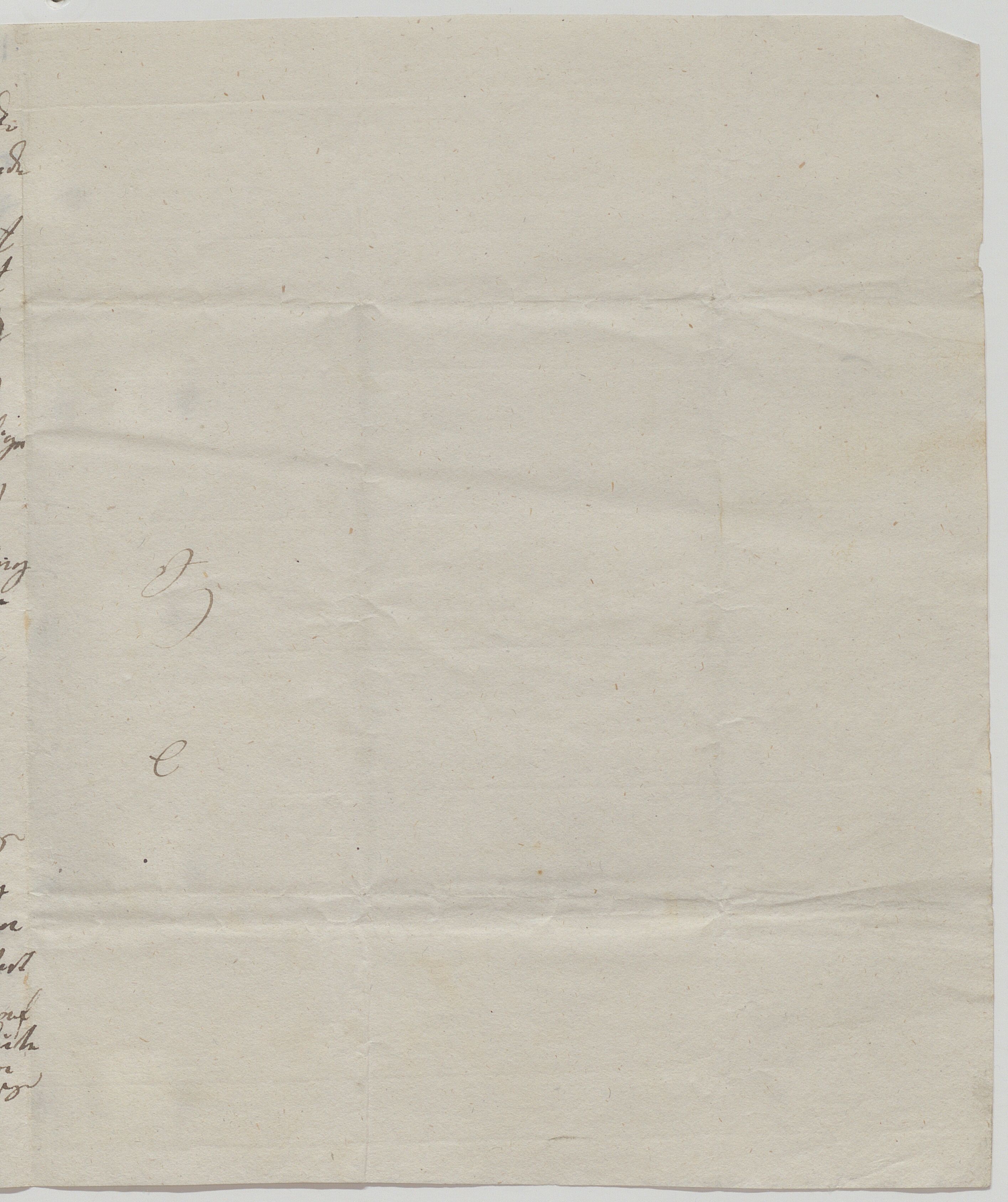 Heggtveitsamlingen, TMF/A-1007/H/L0045/0002: Brev, kopibøker, biografiske opptegnelser etc. / "ad A og B" - løse brev fra protokollene A og B , 1805-1850
