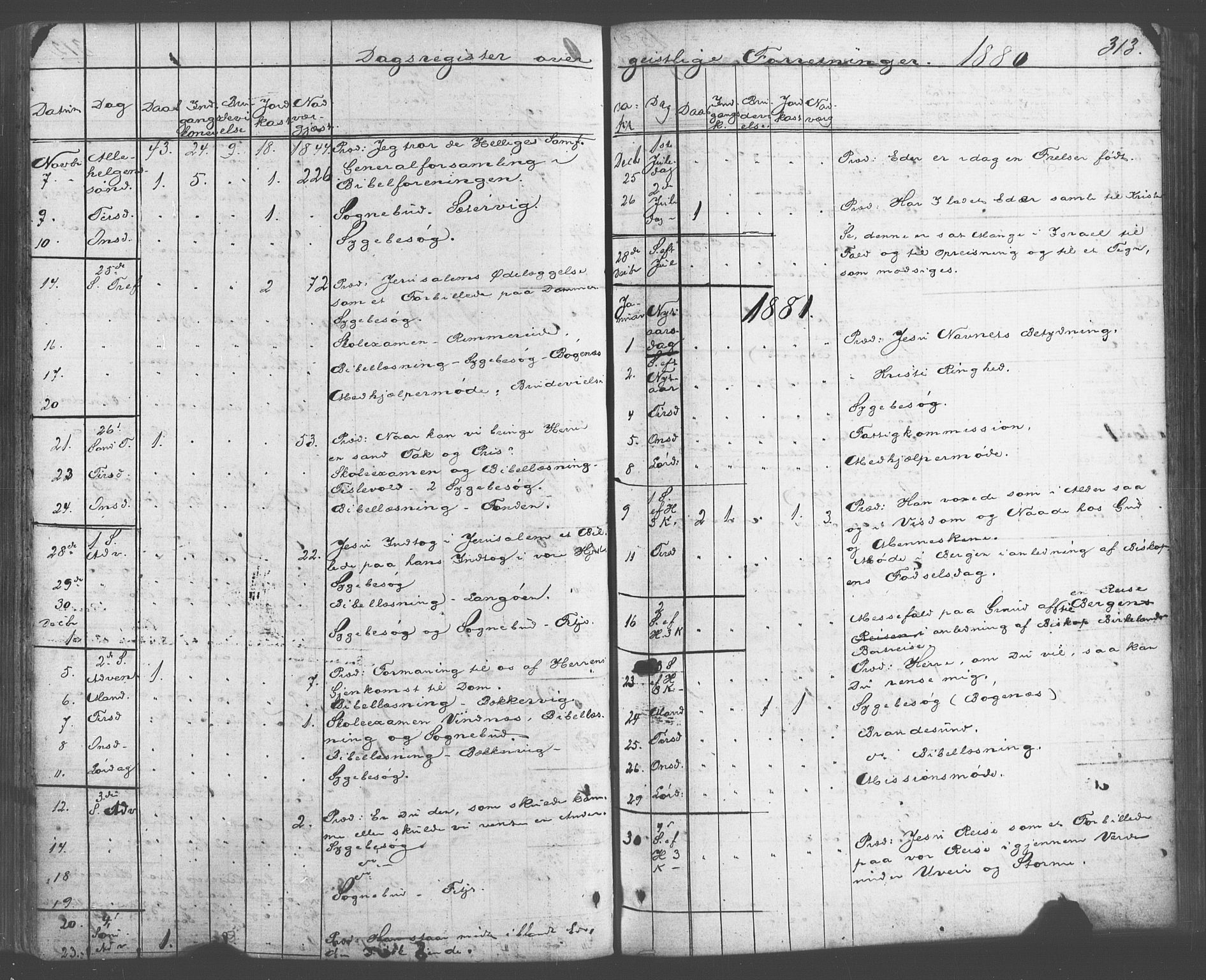 Fitjar sokneprestembete, AV/SAB-A-99926: Parish register (official) no. A 1, 1862-1881, p. 313