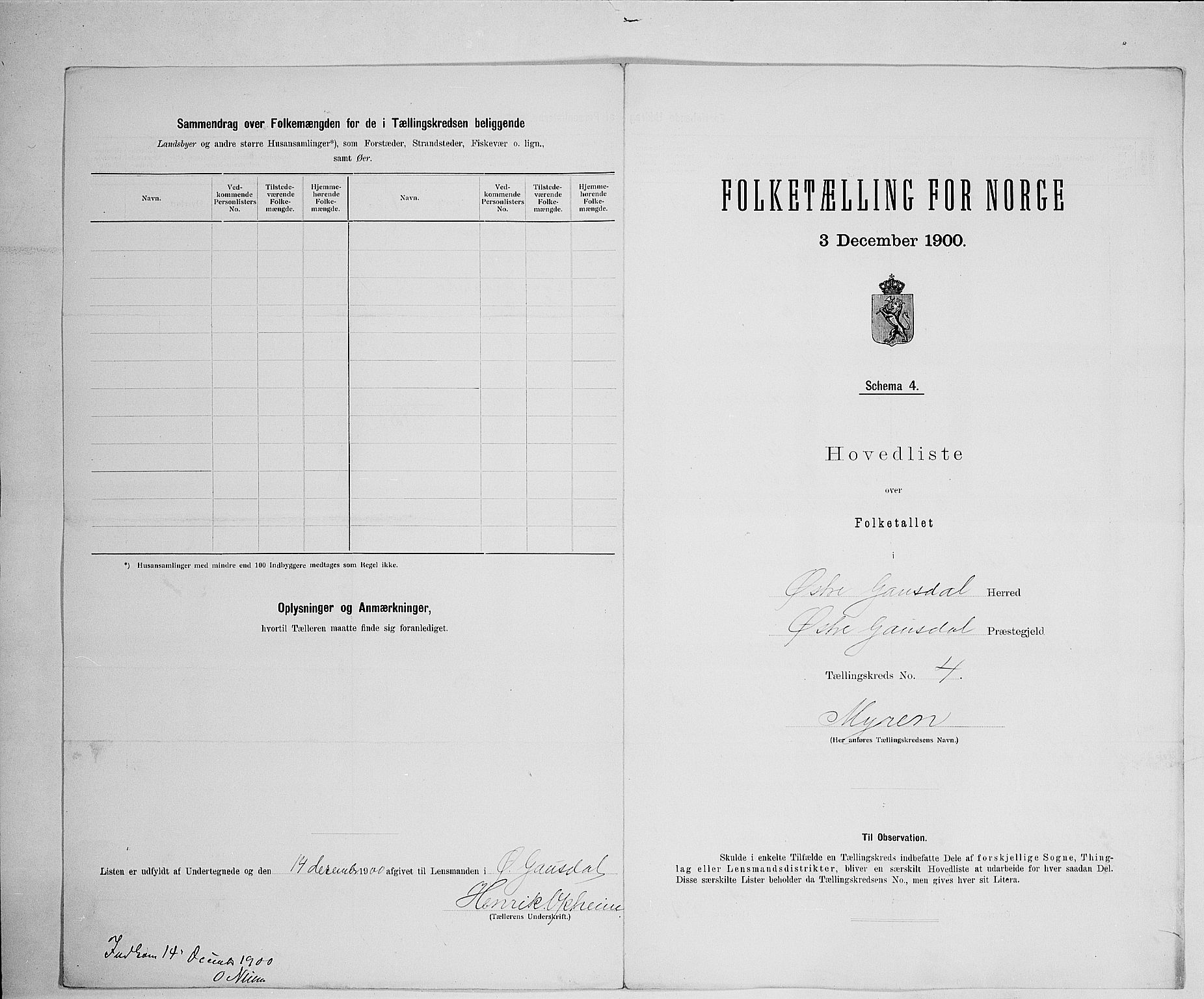 SAH, 1900 census for Østre Gausdal, 1900, p. 23