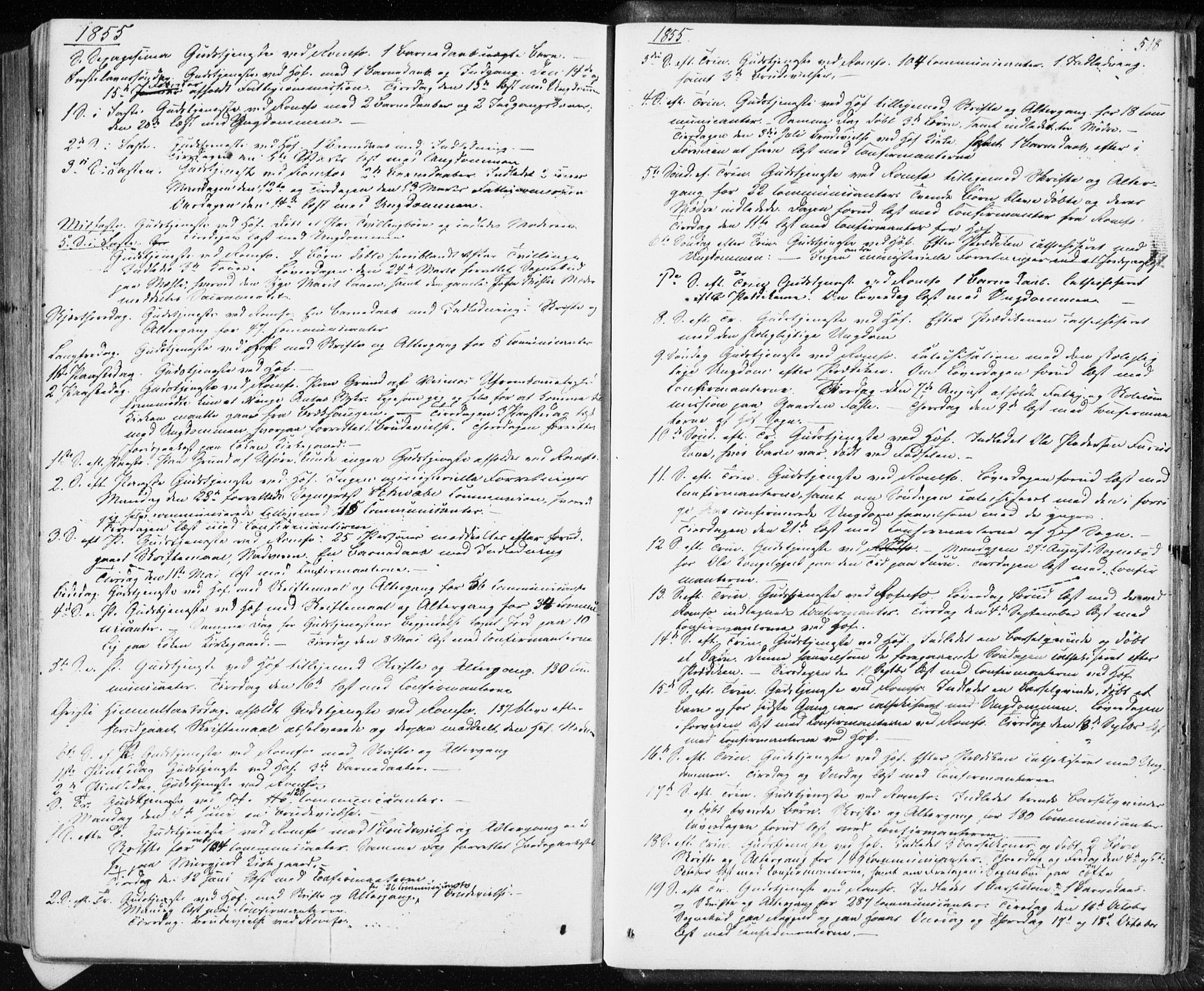 Ministerialprotokoller, klokkerbøker og fødselsregistre - Møre og Romsdal, AV/SAT-A-1454/590/L1013: Parish register (official) no. 590A05, 1847-1877, p. 518