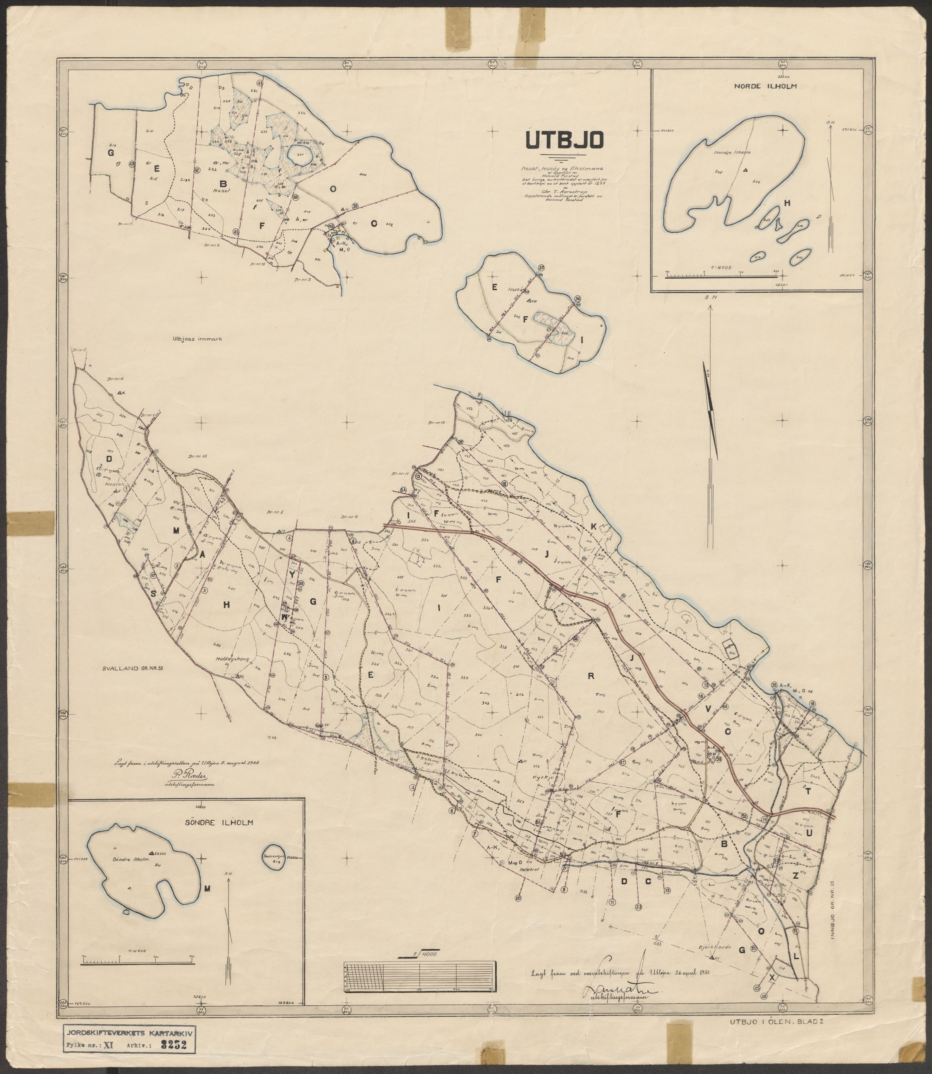 Jordskifteverkets kartarkiv, AV/RA-S-3929/T, 1859-1988, p. 3700