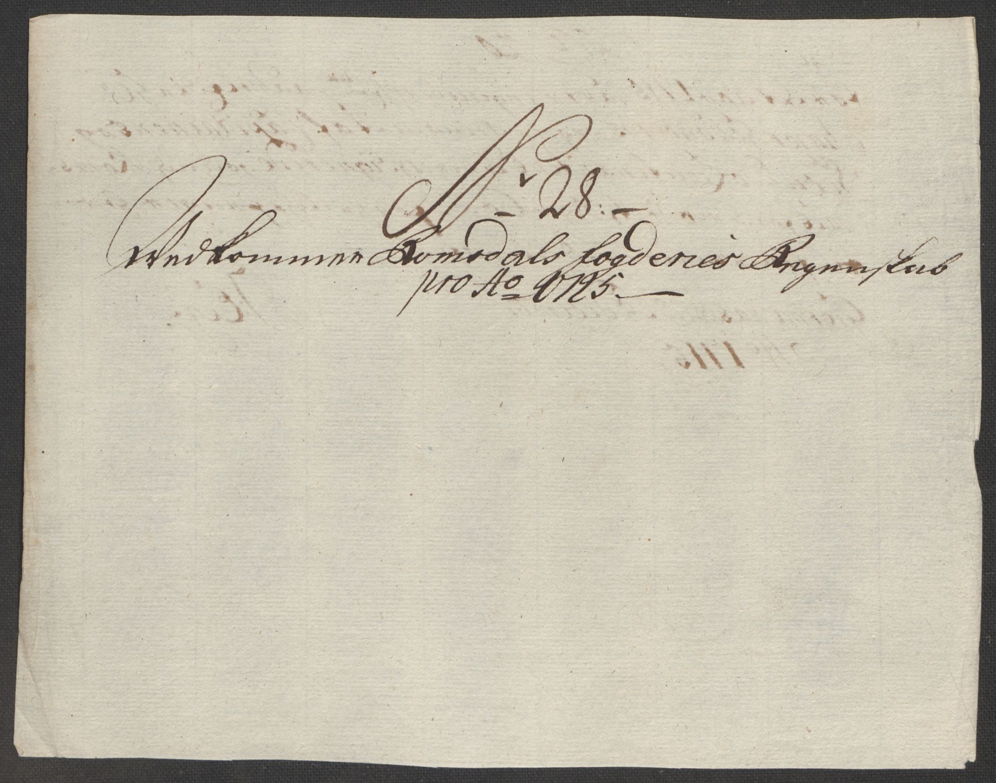 Rentekammeret inntil 1814, Reviderte regnskaper, Fogderegnskap, AV/RA-EA-4092/R55/L3663: Fogderegnskap Romsdal, 1715-1716, p. 199