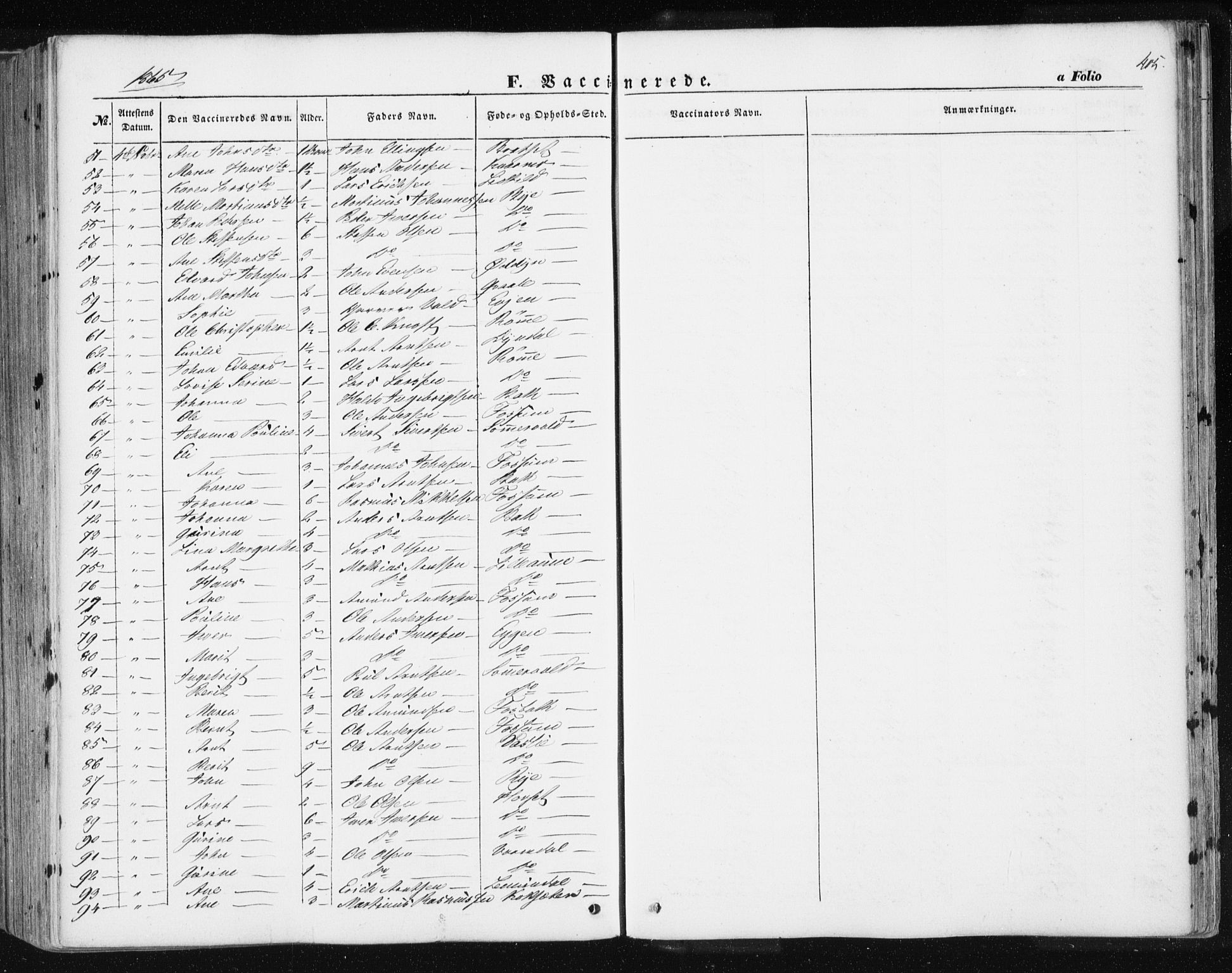 Ministerialprotokoller, klokkerbøker og fødselsregistre - Sør-Trøndelag, AV/SAT-A-1456/668/L0806: Parish register (official) no. 668A06, 1854-1869, p. 405