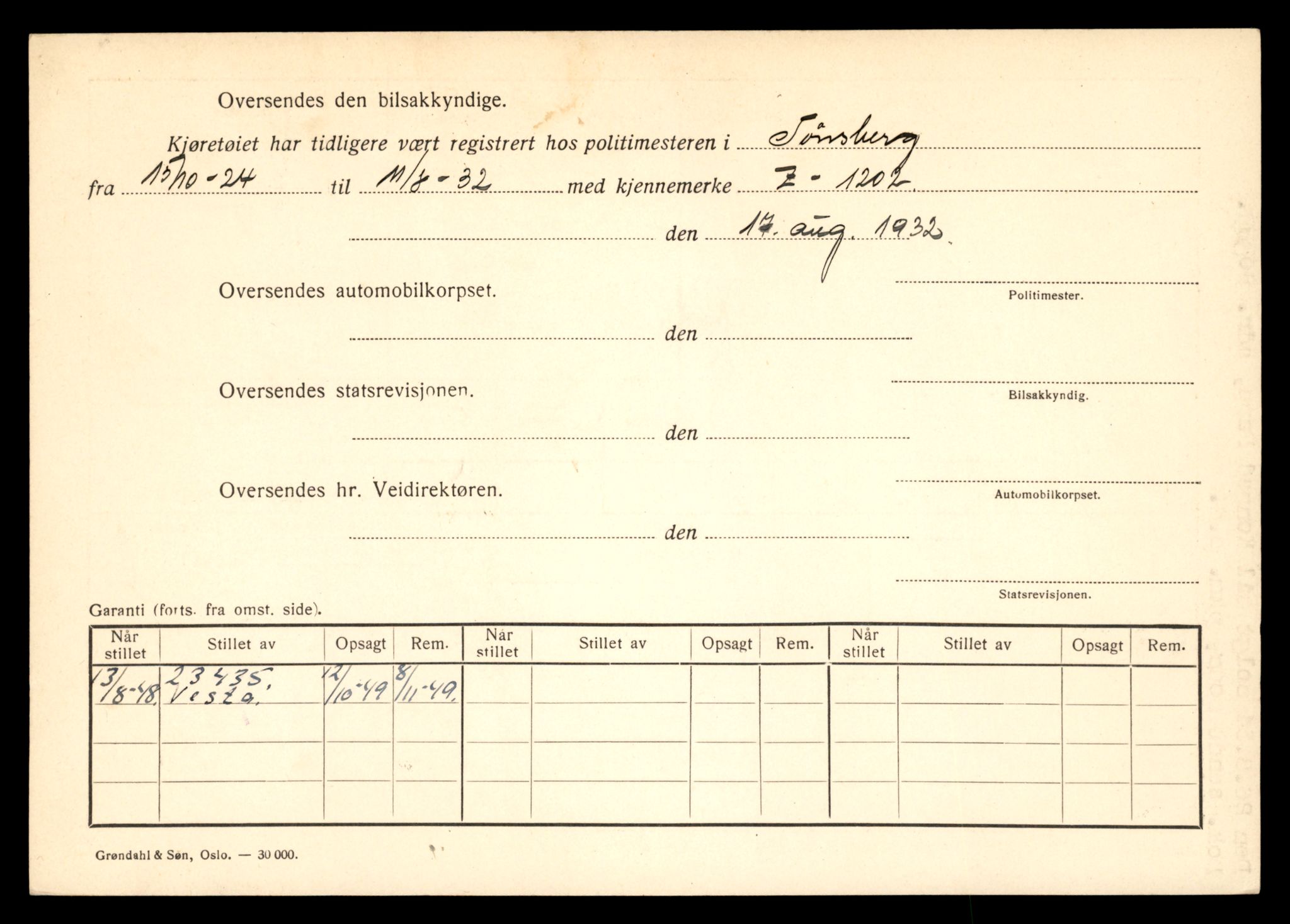 Møre og Romsdal vegkontor - Ålesund trafikkstasjon, AV/SAT-A-4099/F/Fe/L0015: Registreringskort for kjøretøy T 1700 - T 1850, 1927-1998, p. 1806