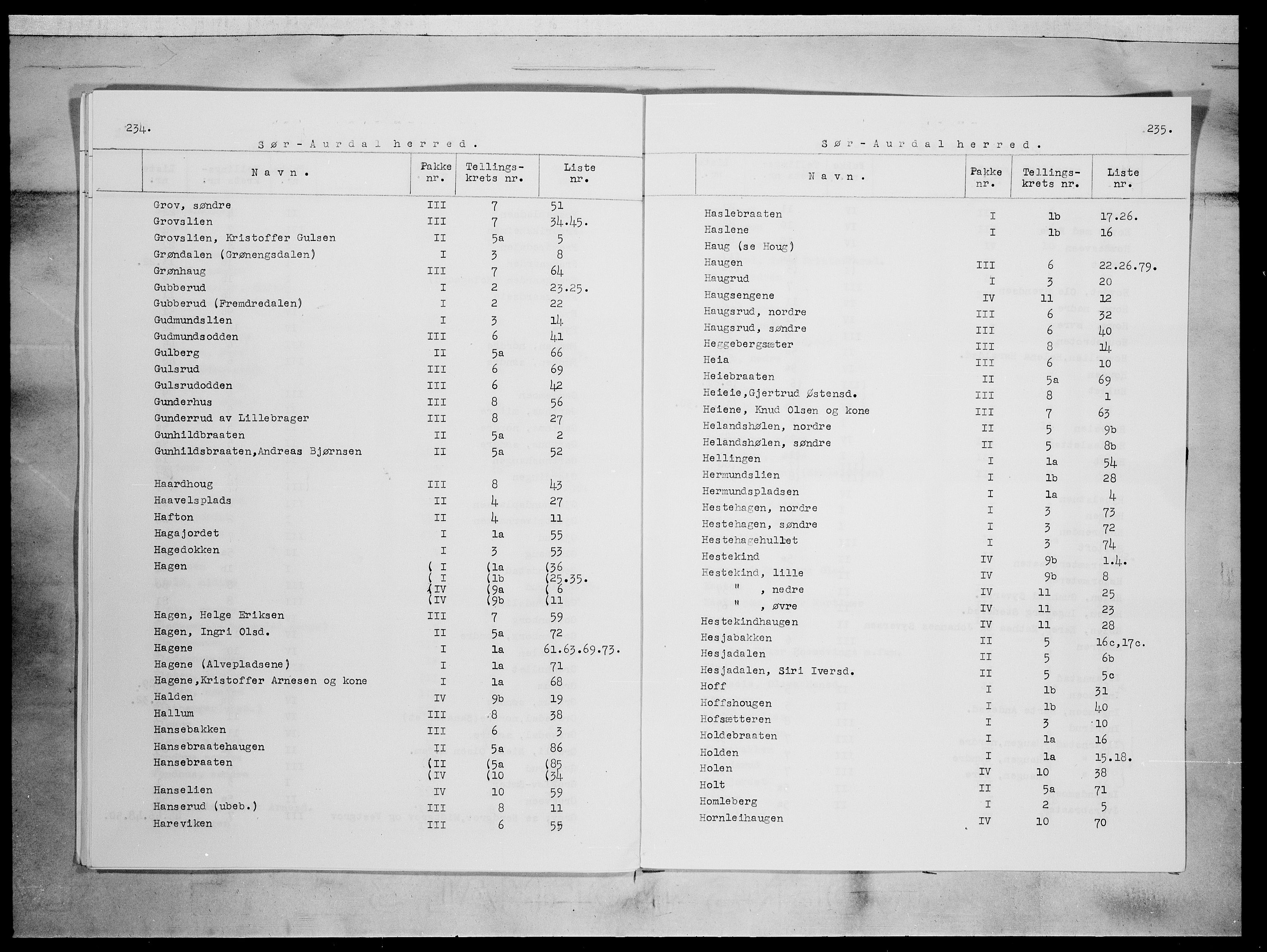 SAH, 1875 census for 0540P Sør-Aurdal, 1875, p. 5