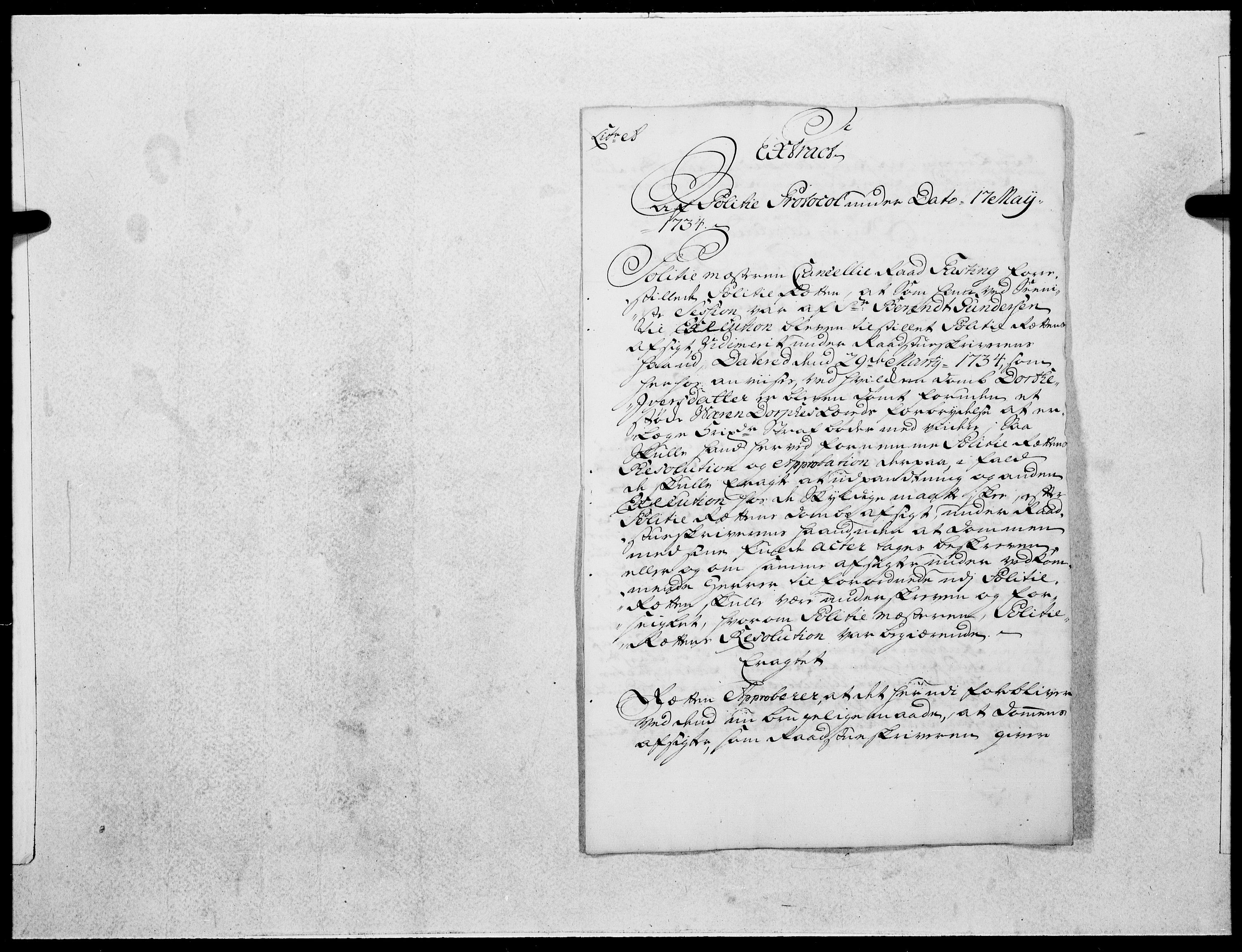 Danske Kanselli 1572-1799, AV/RA-EA-3023/F/Fc/Fcc/Fcca/L0122: Norske innlegg 1572-1799, 1736, p. 25