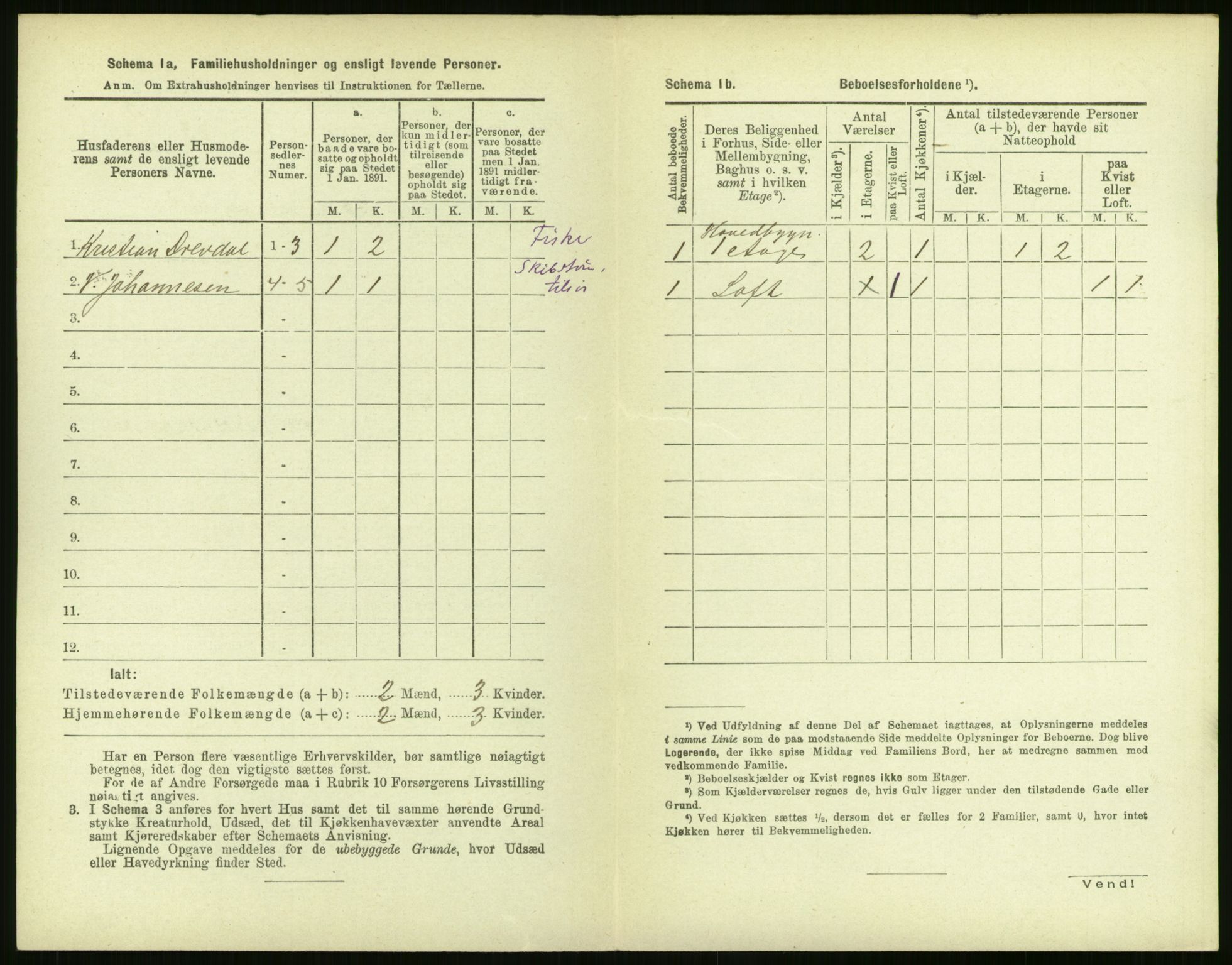 RA, 1891 census for 1104 Skudeneshavn, 1891, p. 289