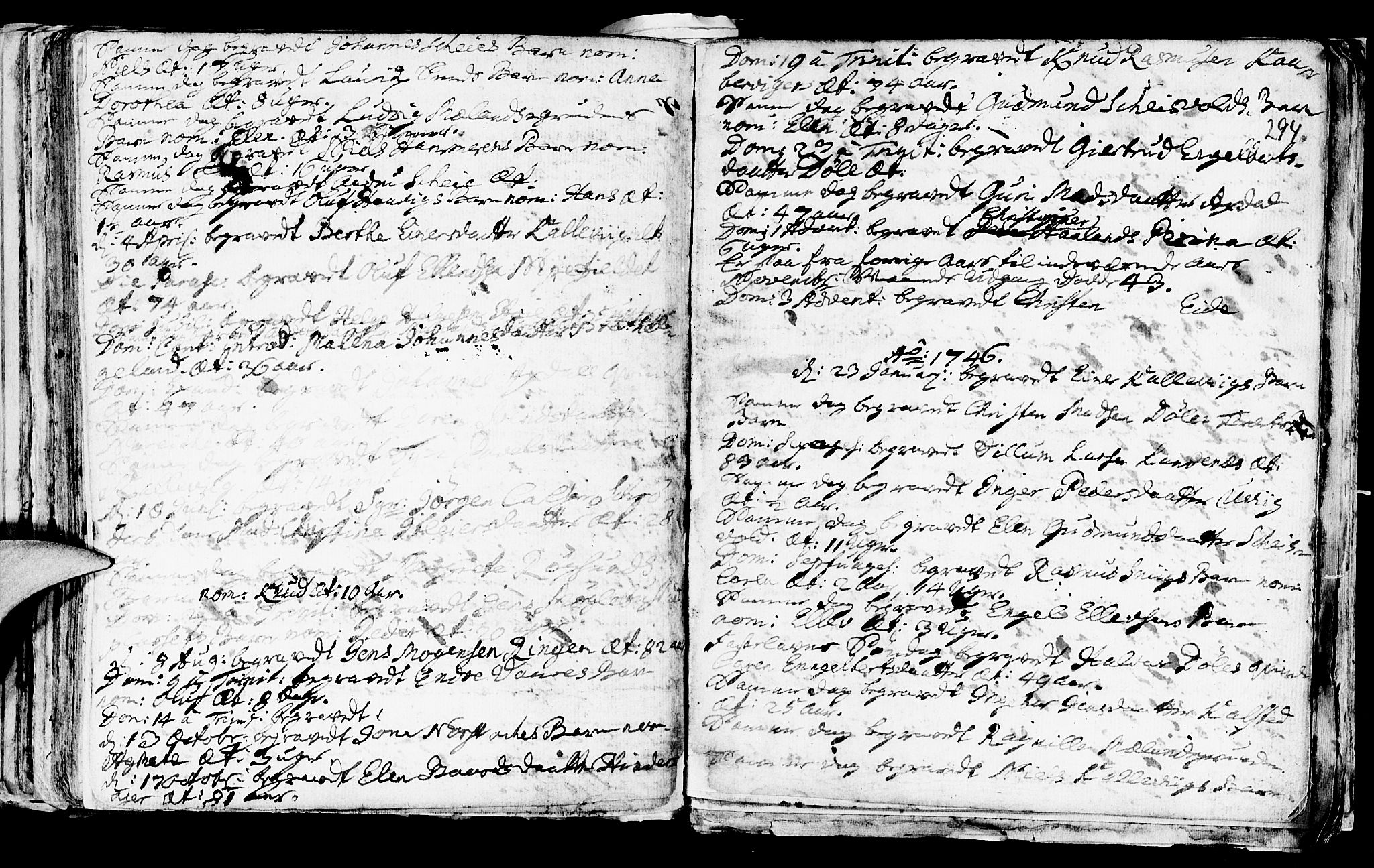 Avaldsnes sokneprestkontor, AV/SAST-A -101851/H/Ha/Haa/L0001: Parish register (official) no. A 1, 1711-1764, p. 294