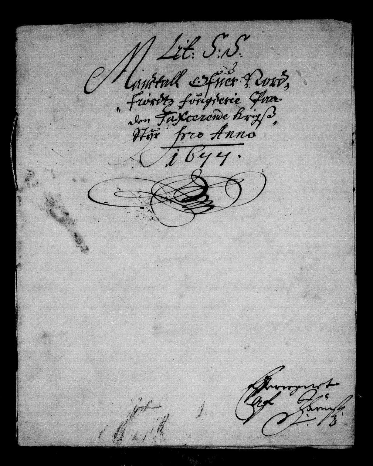 Rentekammeret inntil 1814, Reviderte regnskaper, Stiftamtstueregnskaper, Bergen stiftamt, AV/RA-EA-6043/R/Rc/L0049: Bergen stiftamt, 1675-1677