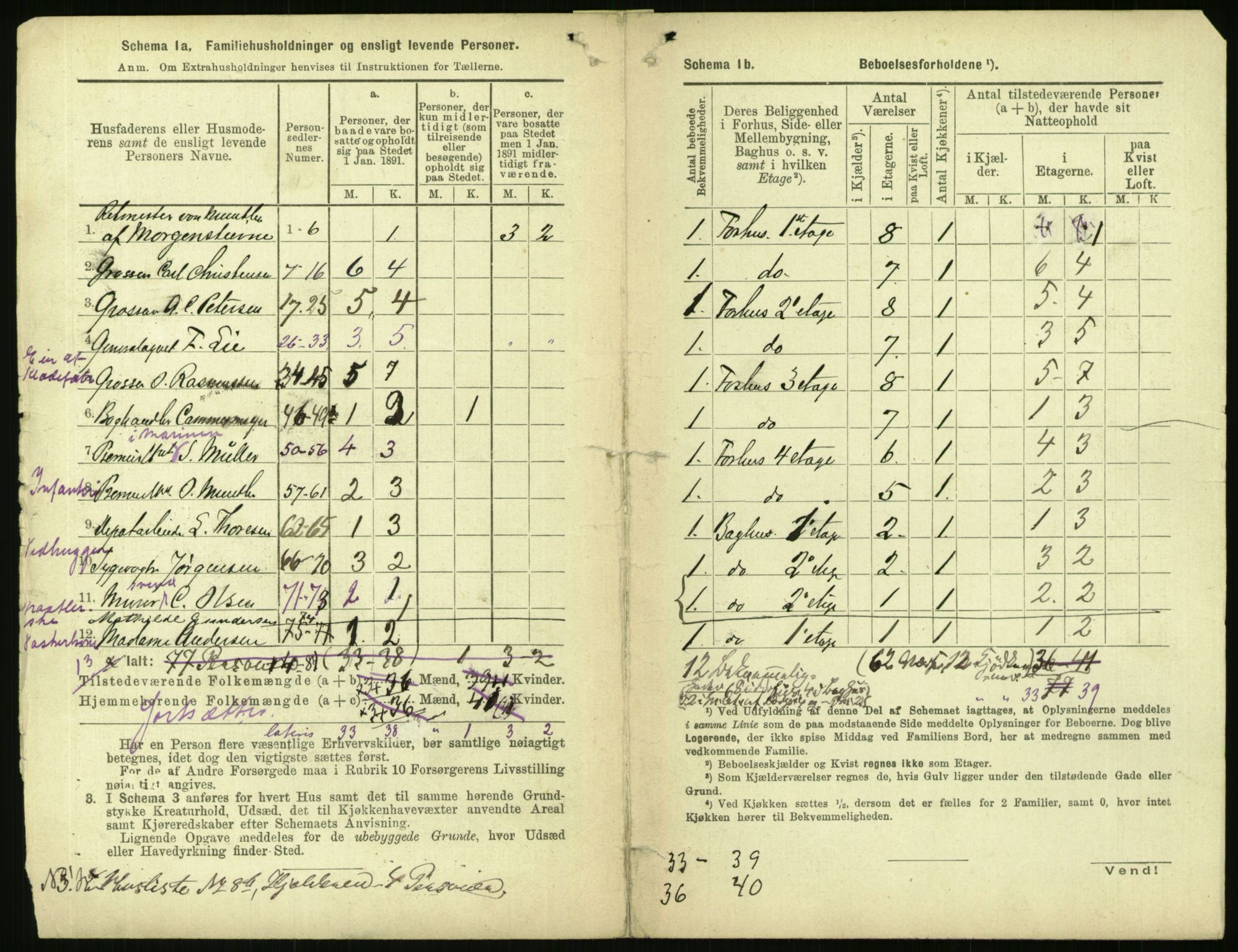 RA, 1891 census for 0301 Kristiania, 1891, p. 40556