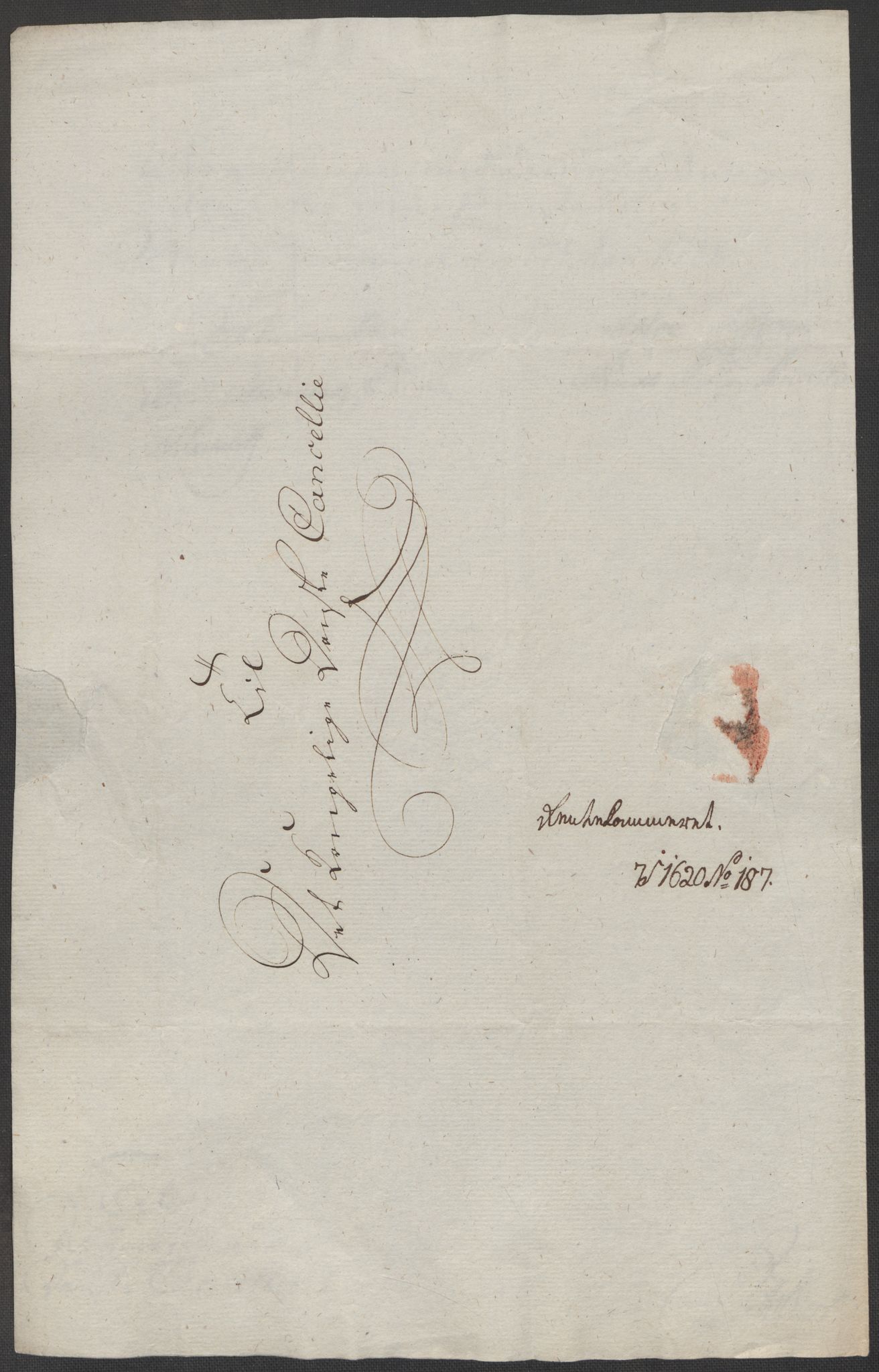 Danske Kanselli, Skapsaker, AV/RA-EA-4061/F/L0102: Skap 16, pakke 7 VIII, 1787-1800, p. 266