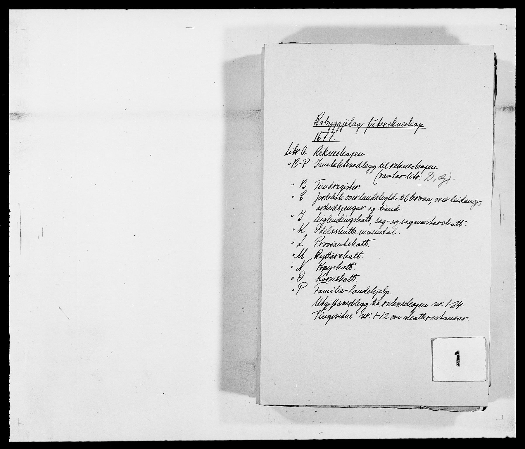 Rentekammeret inntil 1814, Reviderte regnskaper, Fogderegnskap, AV/RA-EA-4092/R40/L2435: Fogderegnskap Råbyggelag, 1677-1678, p. 1