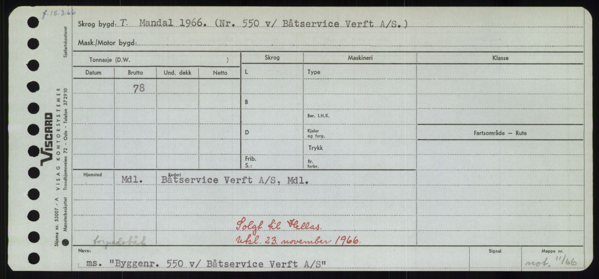 Sjøfartsdirektoratet med forløpere, Skipsmålingen, AV/RA-S-1627/H/Hd/L0006: Fartøy, Byg-Båt, p. 137