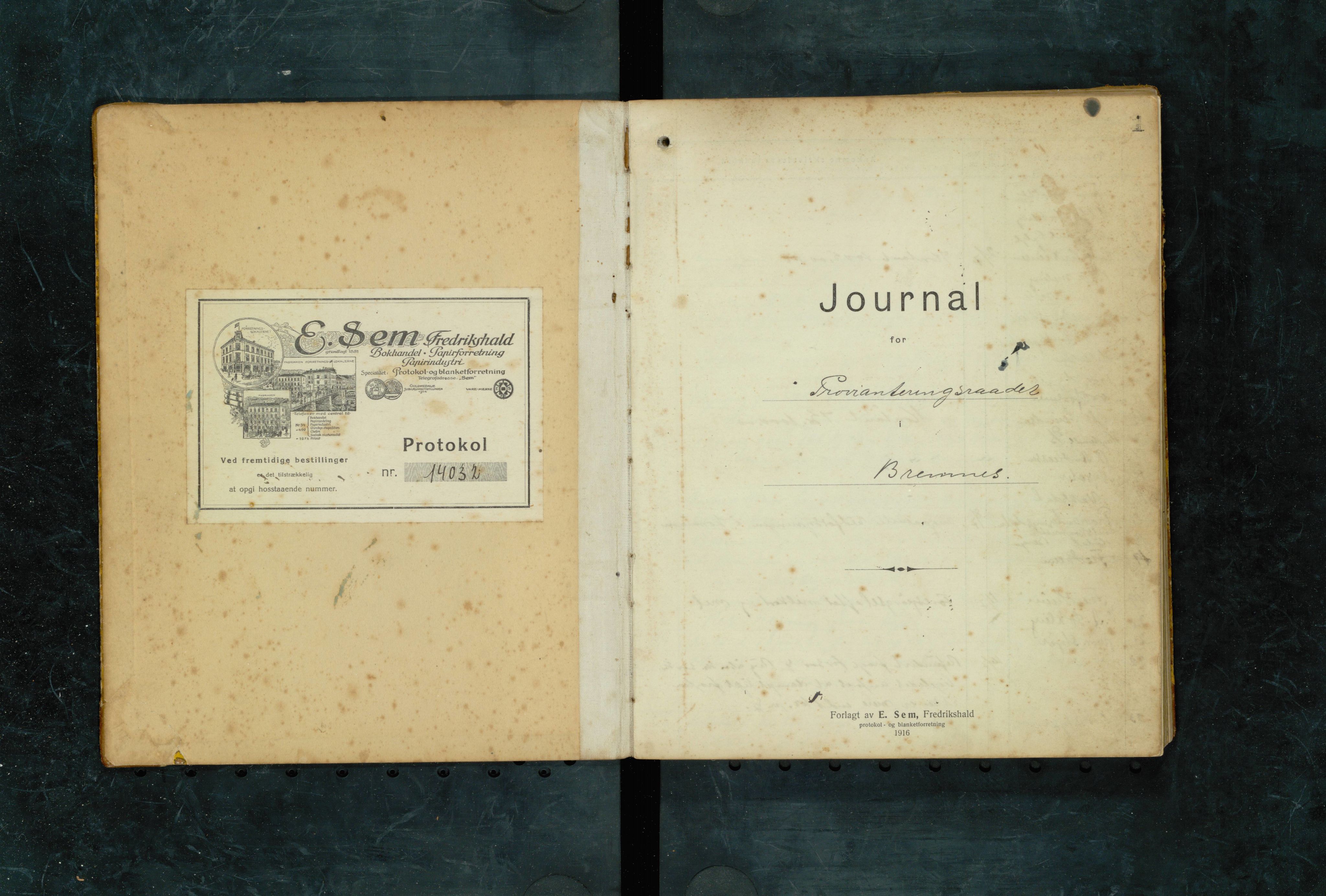 Bremnes kommune. Provianteringsrådet, IKAH/1220-840/C/Ca/L0001: Postjournal for Bremnes provianteringsråd, 1917-1919