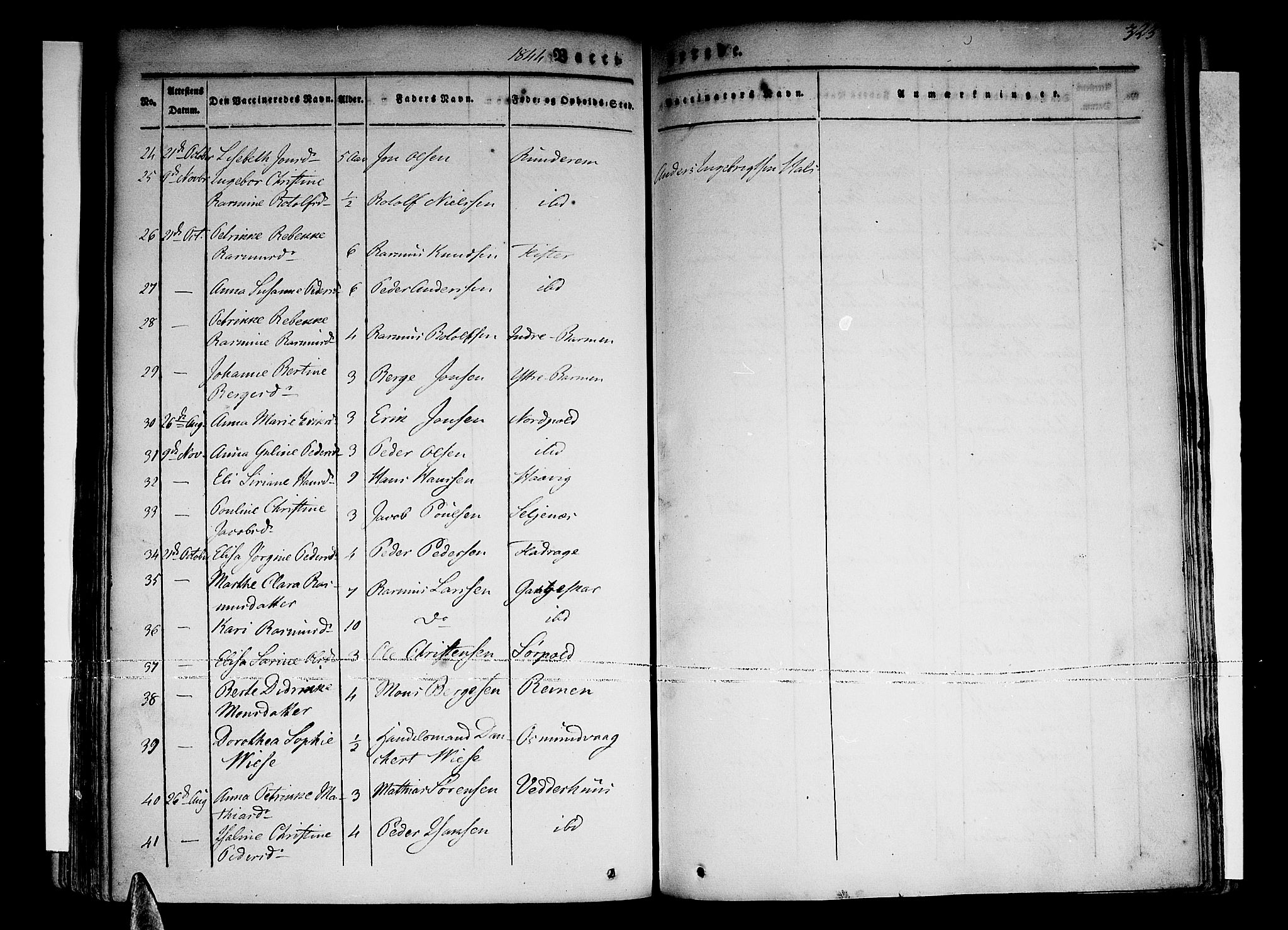 Selje sokneprestembete, AV/SAB-A-99938/H/Ha/Haa/Haaa: Parish register (official) no. A 9, 1829-1844, p. 323