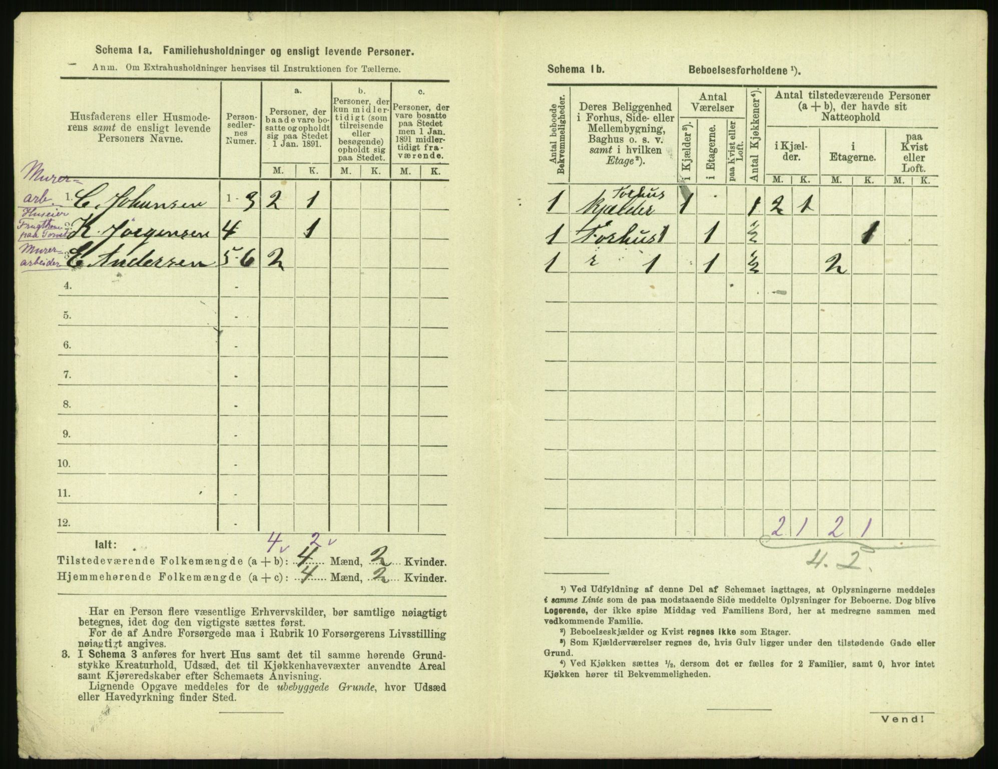 RA, 1891 census for 0301 Kristiania, 1891, p. 143991