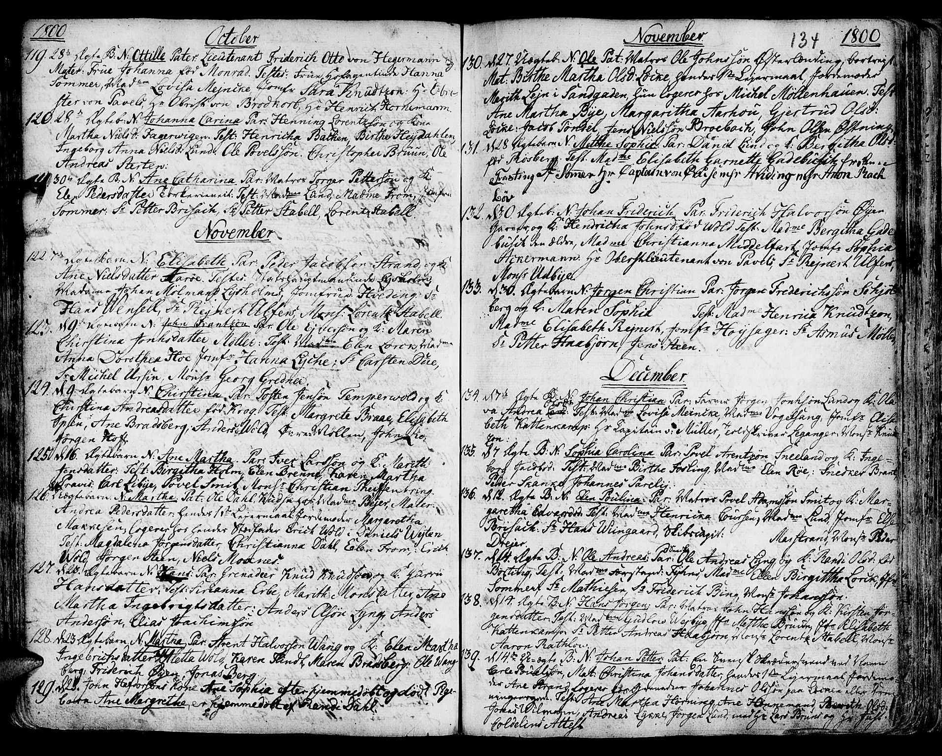Ministerialprotokoller, klokkerbøker og fødselsregistre - Sør-Trøndelag, SAT/A-1456/601/L0039: Parish register (official) no. 601A07, 1770-1819, p. 134