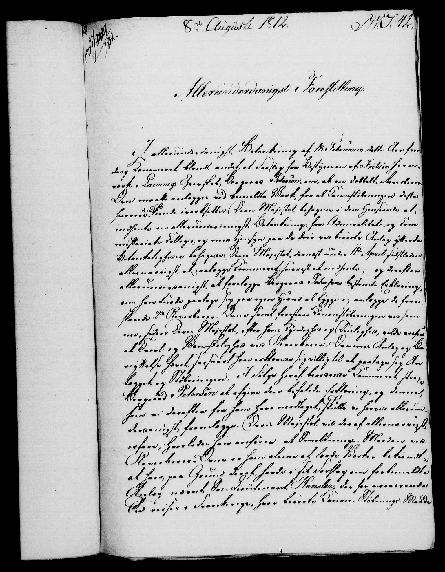 Rentekammeret, Renteskriverkontorene, AV/RA-EA-3115/M/Mf/Mfb/L0010: Relasjons- og resolusjonsprotokoll med register (merket RK 54.16), 1811-1812