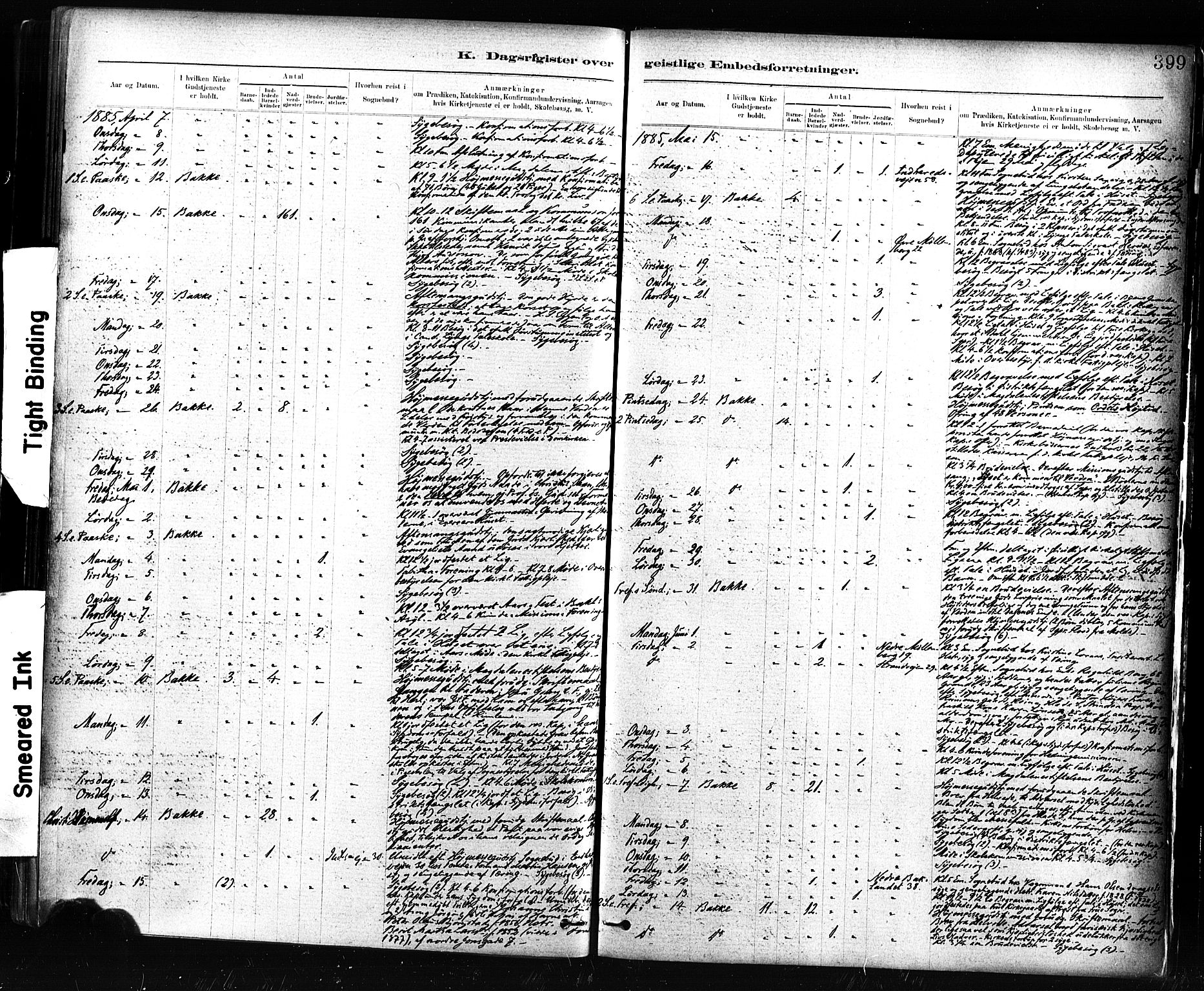 Ministerialprotokoller, klokkerbøker og fødselsregistre - Sør-Trøndelag, SAT/A-1456/604/L0189: Parish register (official) no. 604A10, 1878-1892, p. 399