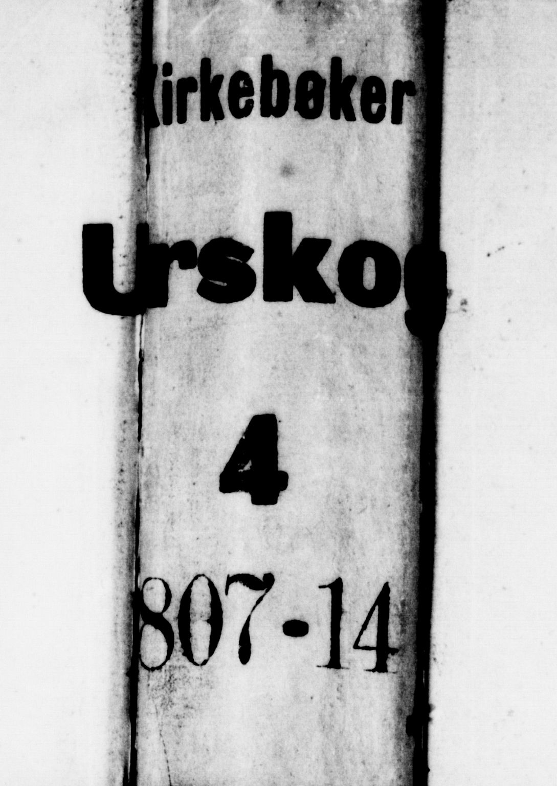 Aurskog prestekontor Kirkebøker, SAO/A-10304a/F/Fa/L0004: Parish register (official) no. I 4, 1807-1814