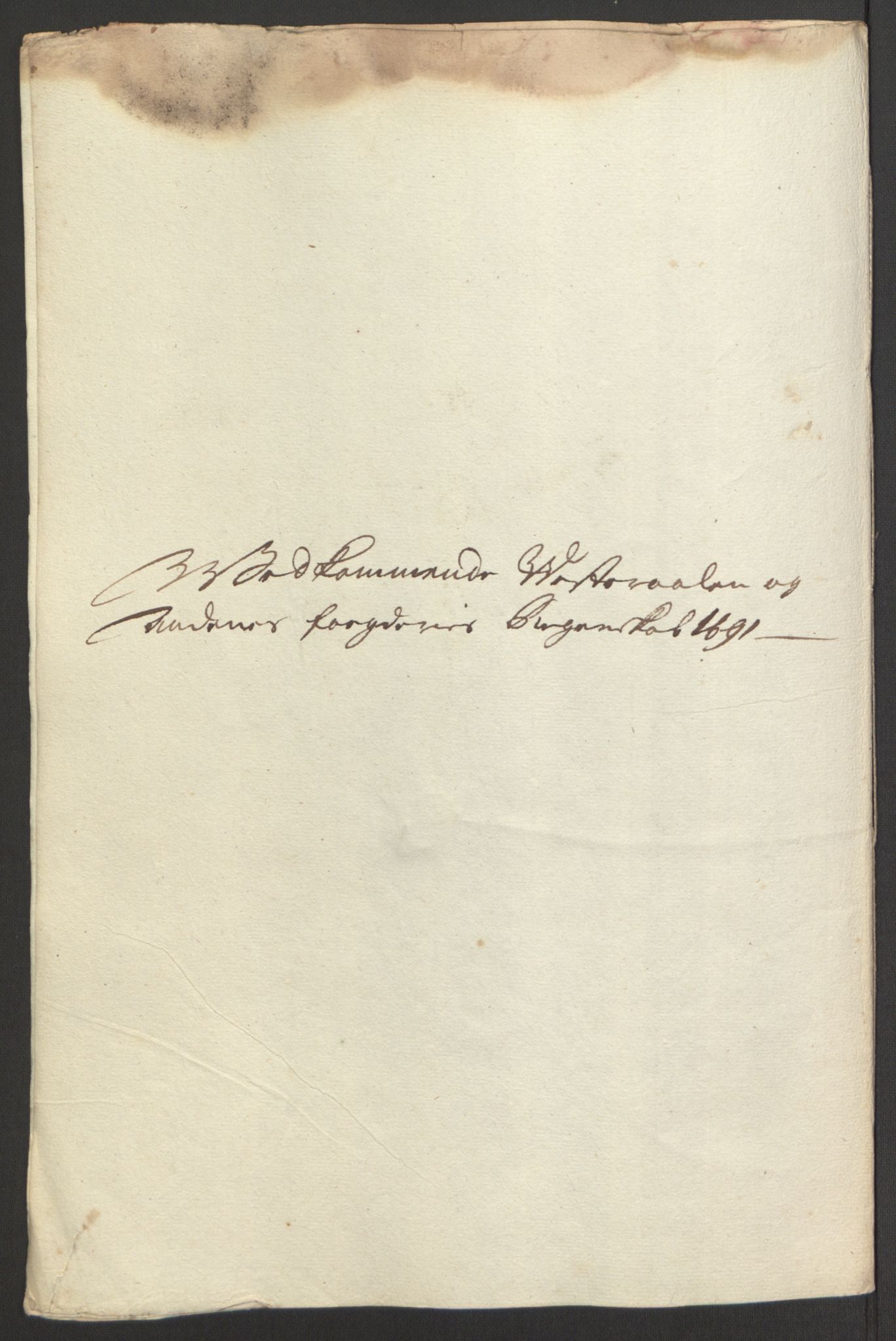 Rentekammeret inntil 1814, Reviderte regnskaper, Fogderegnskap, RA/EA-4092/R67/L4676: Fogderegnskap Vesterålen, Andenes og Lofoten, 1691-1693, p. 77