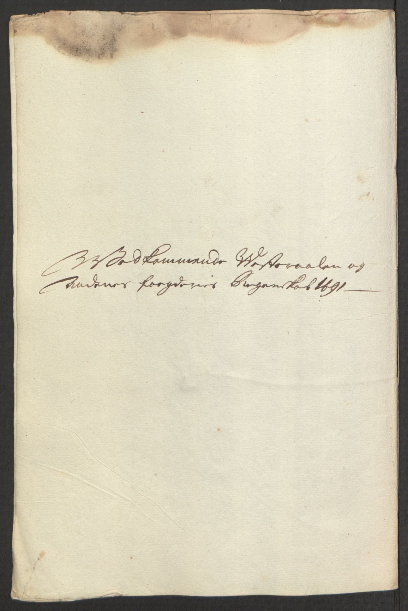 Rentekammeret inntil 1814, Reviderte regnskaper, Fogderegnskap, AV/RA-EA-4092/R67/L4676: Fogderegnskap Vesterålen, Andenes og Lofoten, 1691-1693, p. 77