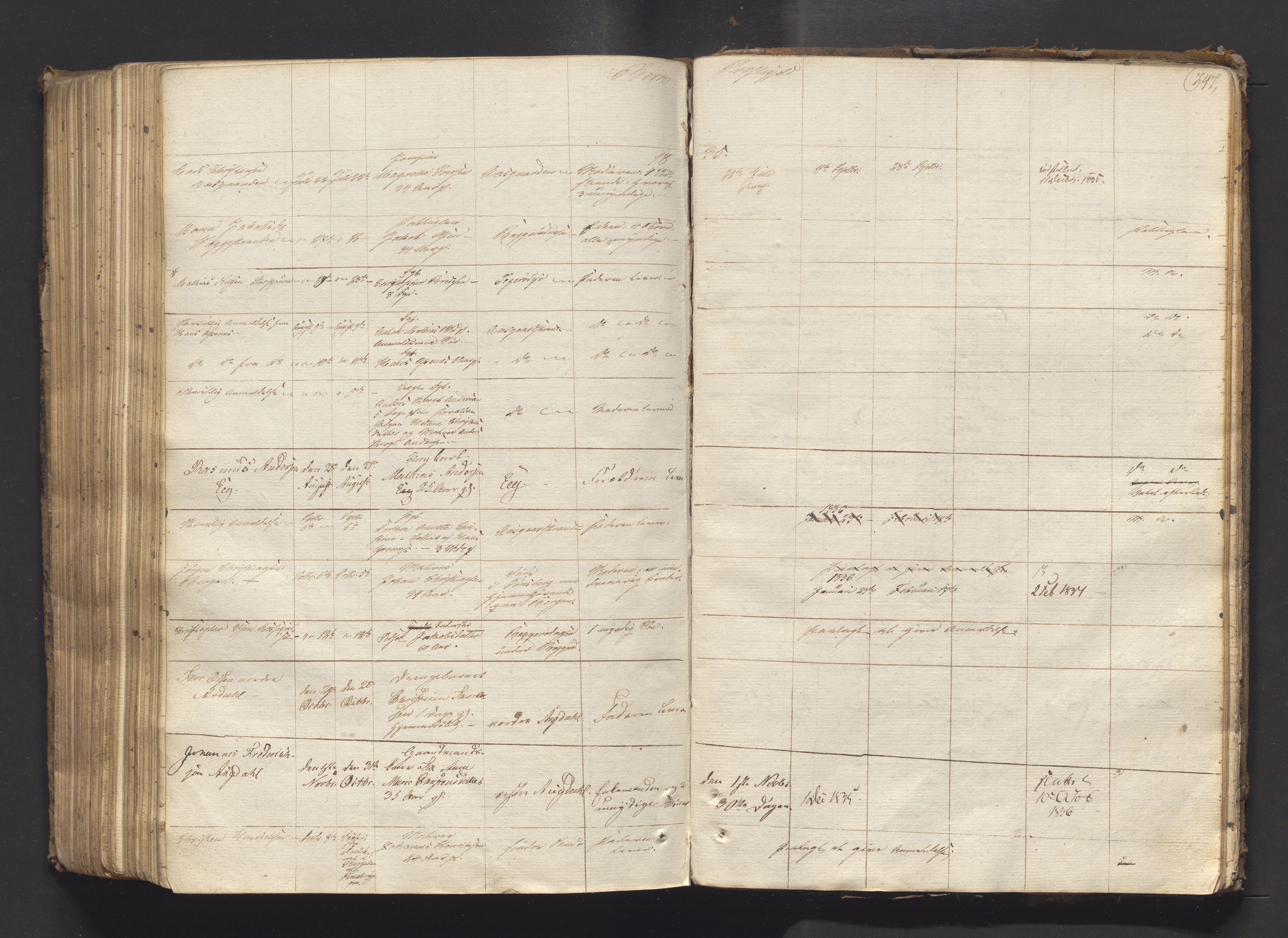 Søndre Jarlsberg sorenskriveri, AV/SAKO-A-129/H/Ha/Hab/L0002: Dødsmeldingsprotokoll, 1823-1839, p. 347