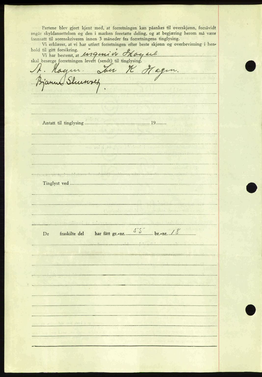 Romsdal sorenskriveri, AV/SAT-A-4149/1/2/2C: Mortgage book no. A14, 1943-1943, Diary no: : 921/1943