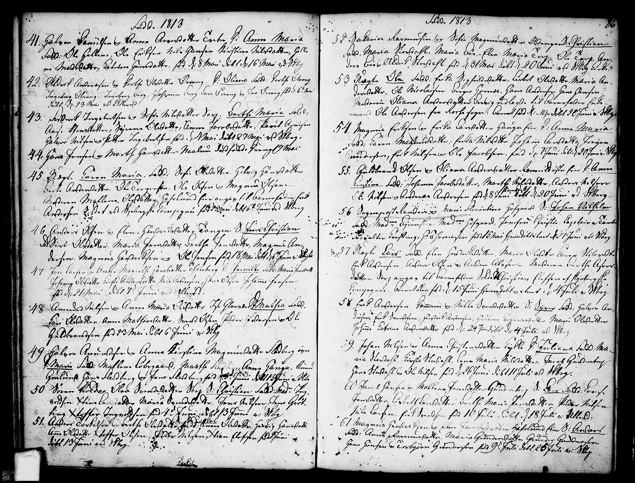 Skjeberg prestekontor Kirkebøker, SAO/A-10923/F/Fa/L0003: Parish register (official) no. I 3, 1792-1814, p. 86