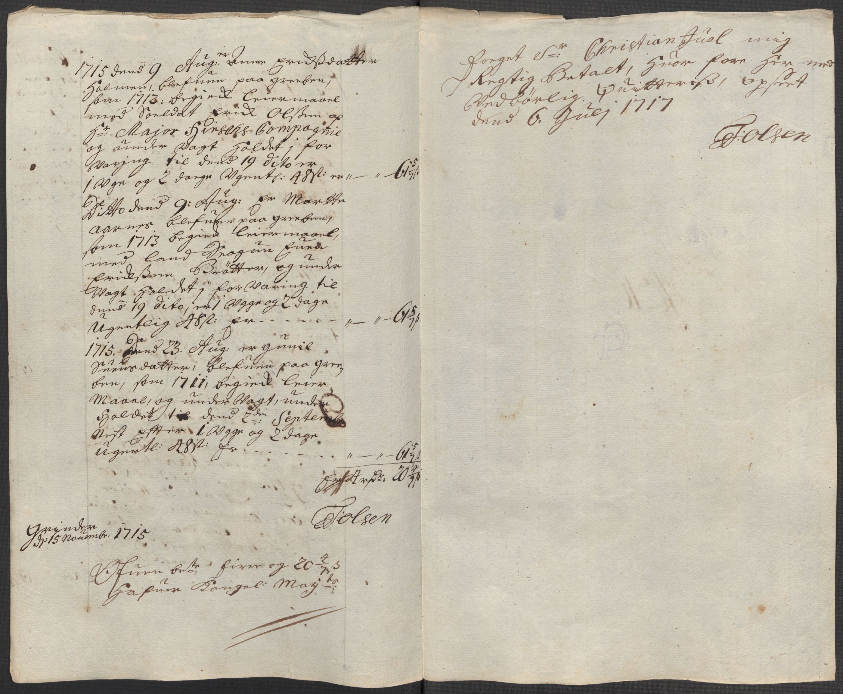 Rentekammeret inntil 1814, Reviderte regnskaper, Fogderegnskap, AV/RA-EA-4092/R13/L0856: Fogderegnskap Solør, Odal og Østerdal, 1717, p. 254