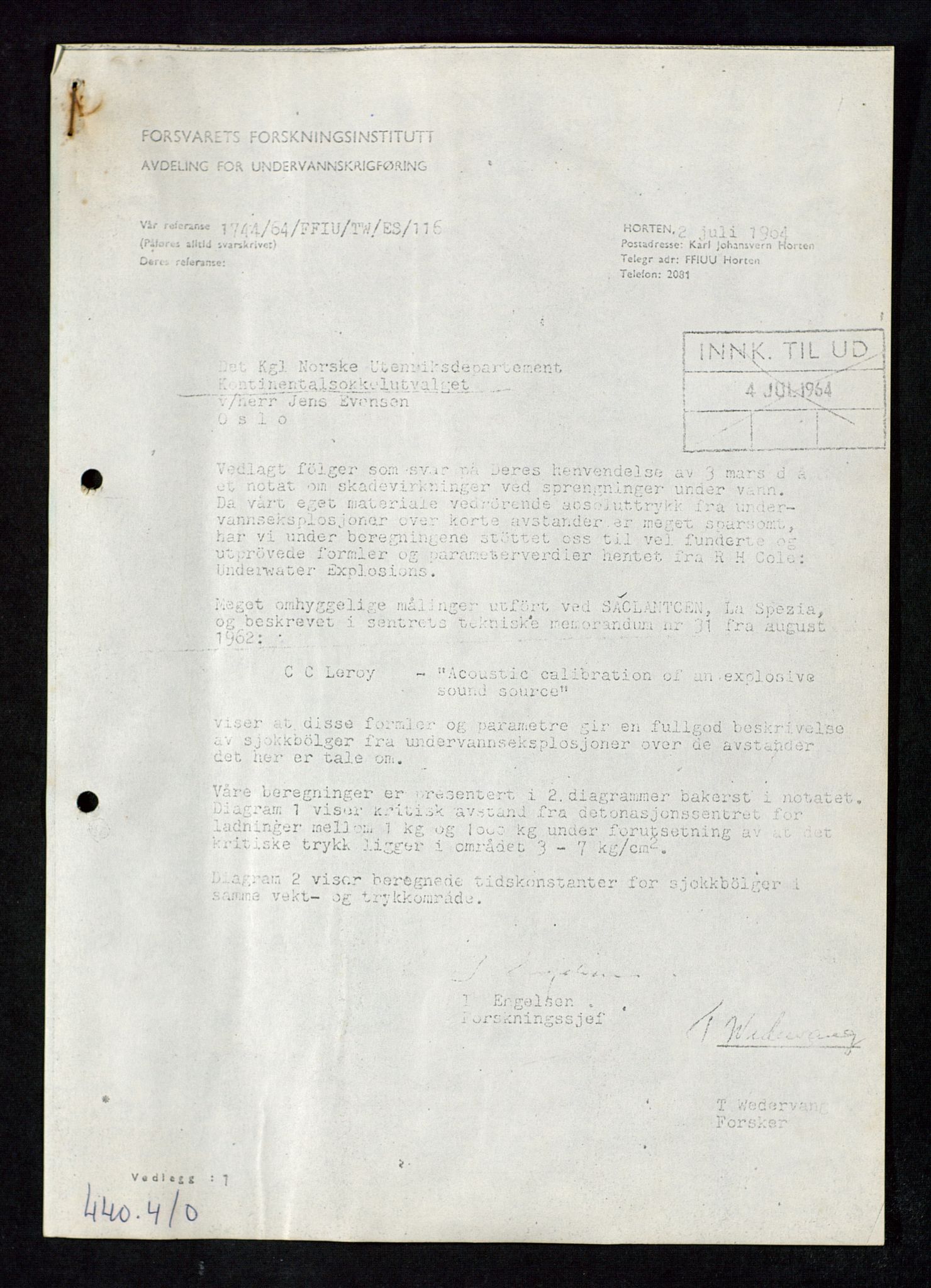 Industridepartementet, Oljekontoret, AV/SAST-A-101348/Db/L0006: Seismiske undersøkelser, 1964-1972, p. 5