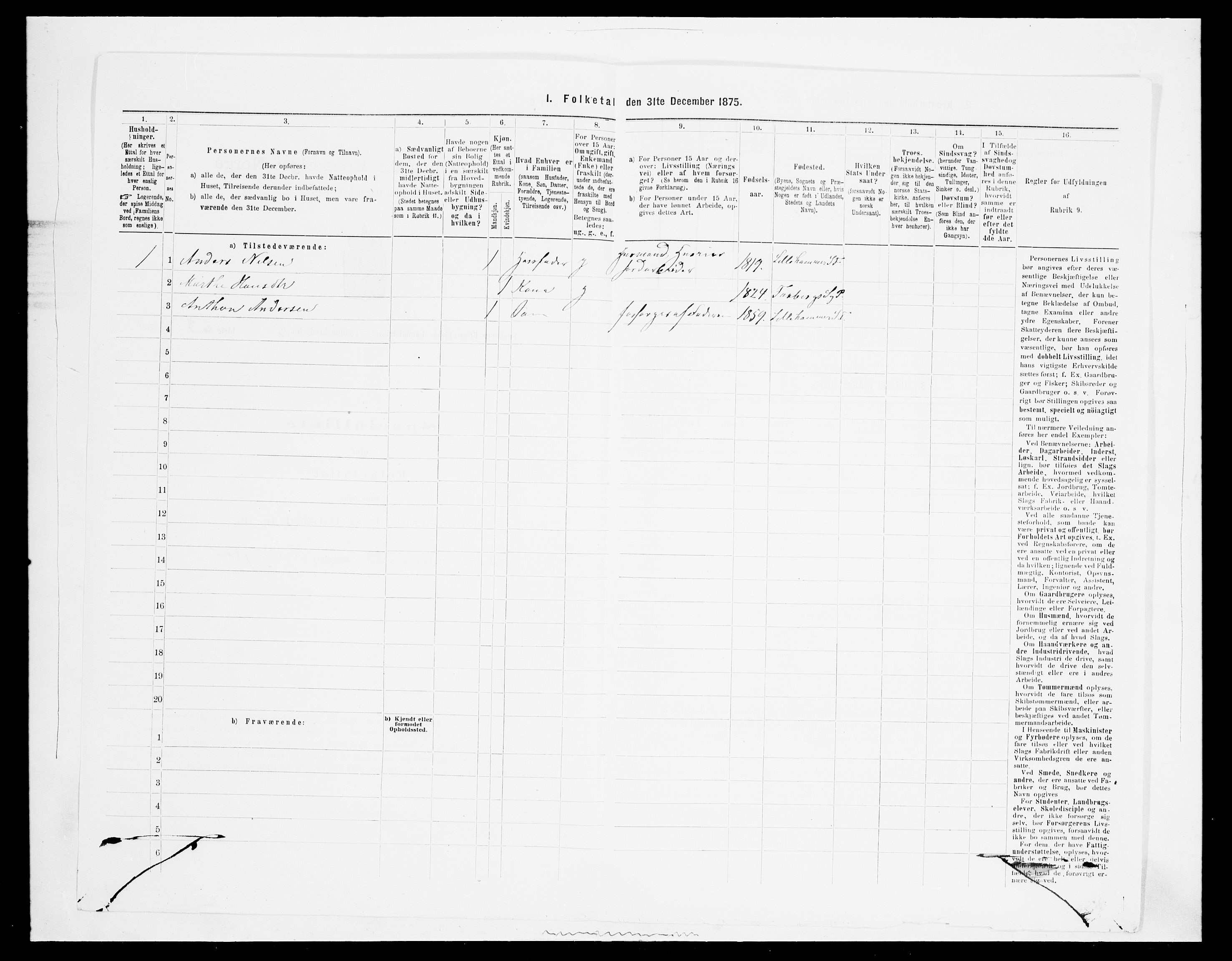SAH, 1875 census for 0524L Fåberg/Fåberg og Lillehammer, 1875, p. 1921