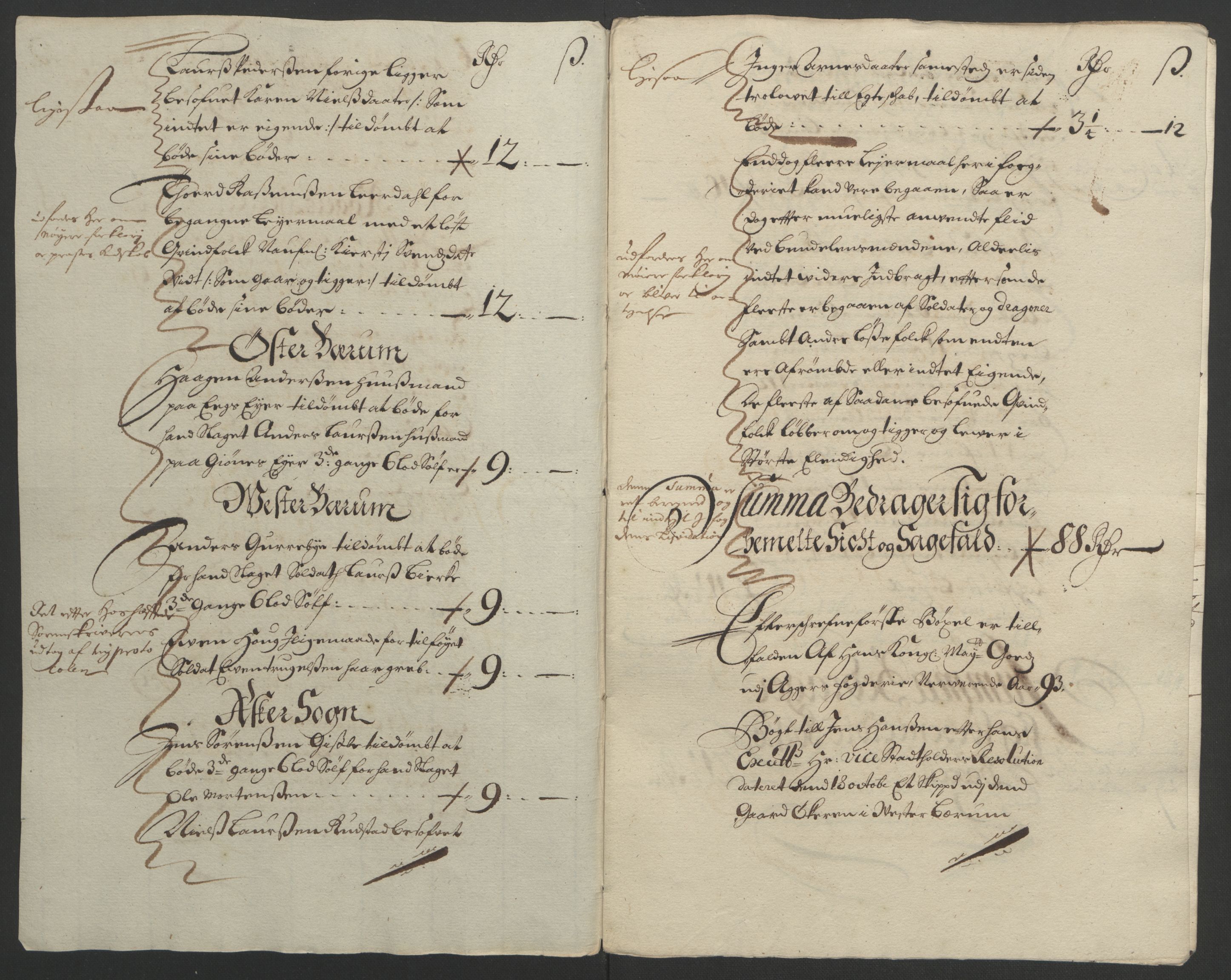 Rentekammeret inntil 1814, Reviderte regnskaper, Fogderegnskap, RA/EA-4092/R08/L0426: Fogderegnskap Aker, 1692-1693, p. 331