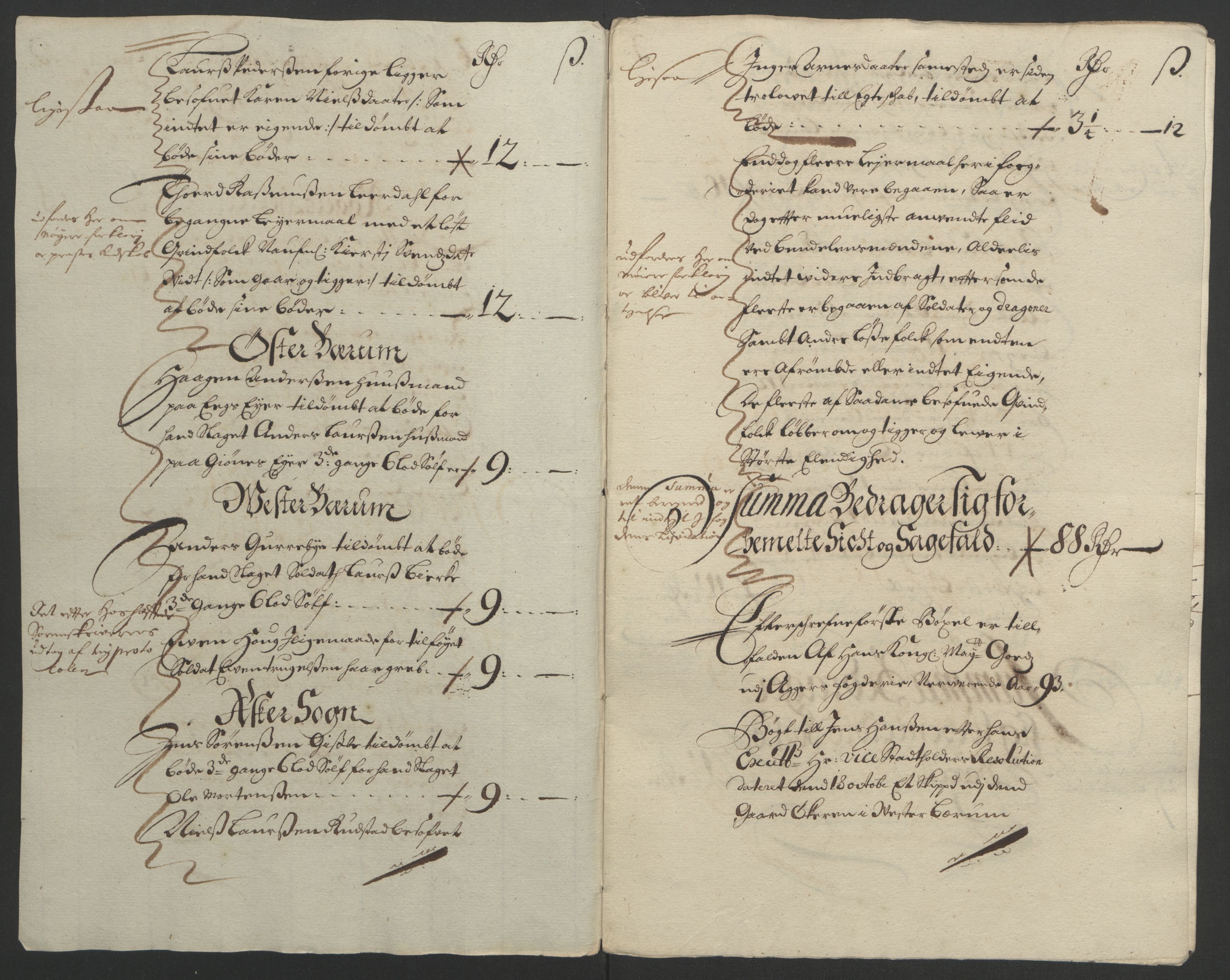 Rentekammeret inntil 1814, Reviderte regnskaper, Fogderegnskap, AV/RA-EA-4092/R08/L0426: Fogderegnskap Aker, 1692-1693, p. 331