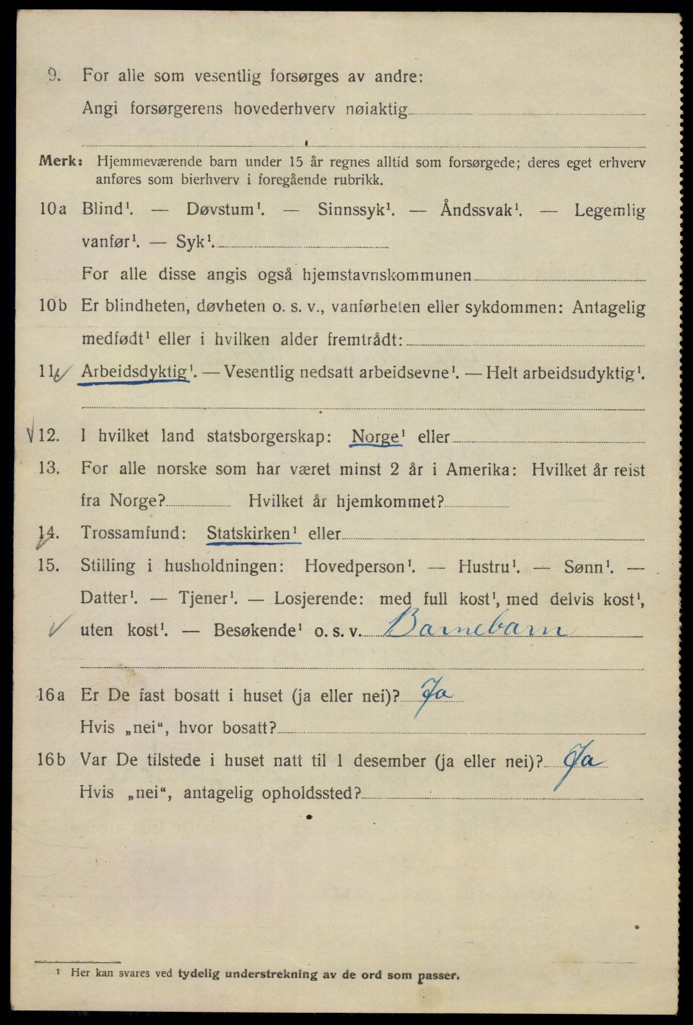 SAO, 1920 census for Kristiania, 1920, p. 146794