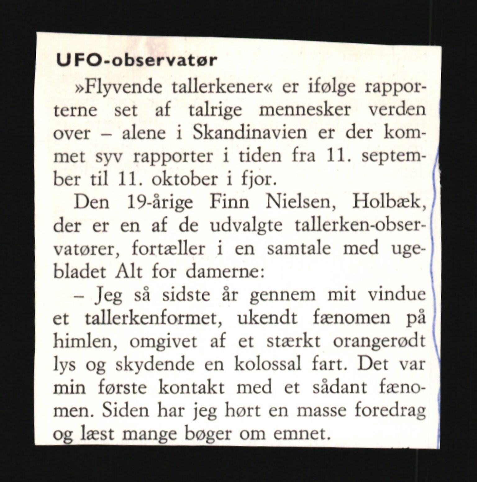 Forsvaret, Luftforsvarets overkommando/Luftforsvarsstaben, AV/RA-RAFA-2246/1/D/Da/L0124/0001: -- / UFO OVER NORSK TERRITORIUM, 1954-1970, p. 203