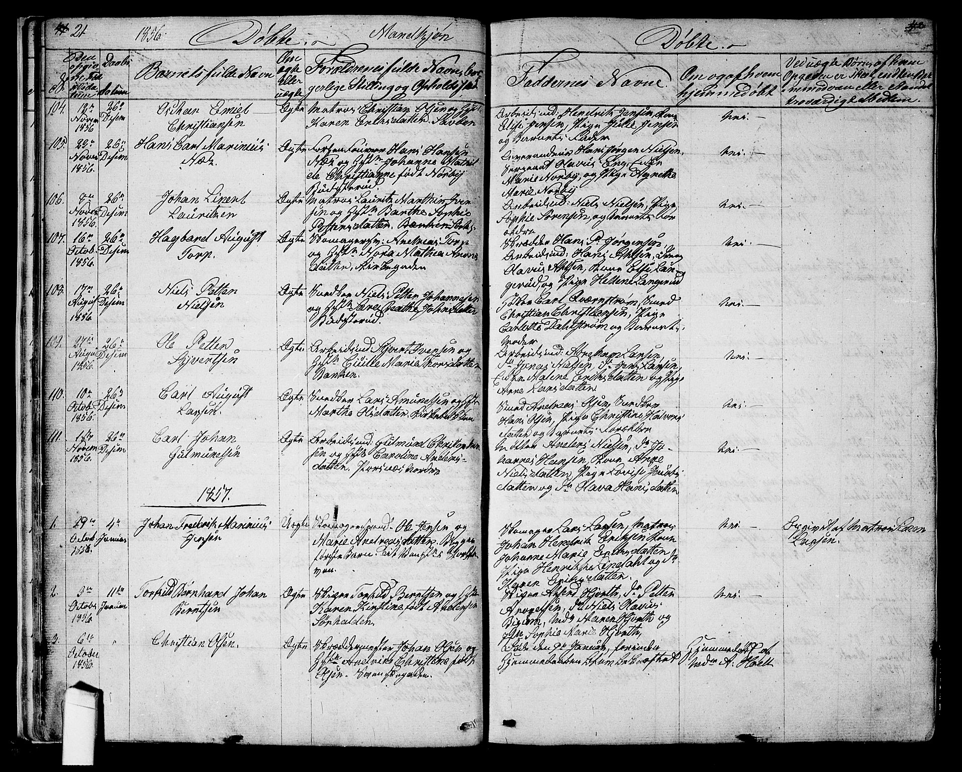 Halden prestekontor Kirkebøker, SAO/A-10909/G/Ga/L0005a: Parish register (copy) no. 5A, 1855-1864, p. 21