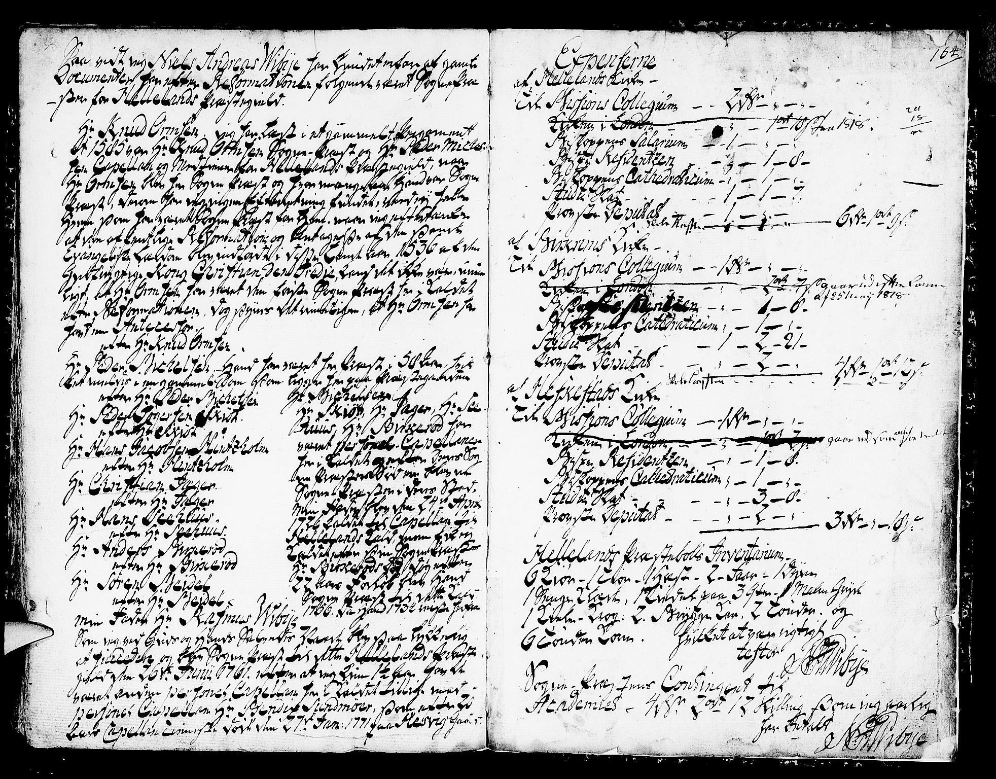 Helleland sokneprestkontor, SAST/A-101810: Parish register (official) no. A 2 /3, 1762-1791, p. 164
