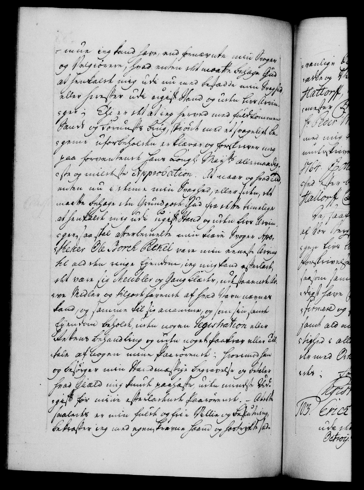 Danske Kanselli 1572-1799, AV/RA-EA-3023/F/Fc/Fca/Fcaa/L0042: Norske registre, 1763-1766, p. 288b