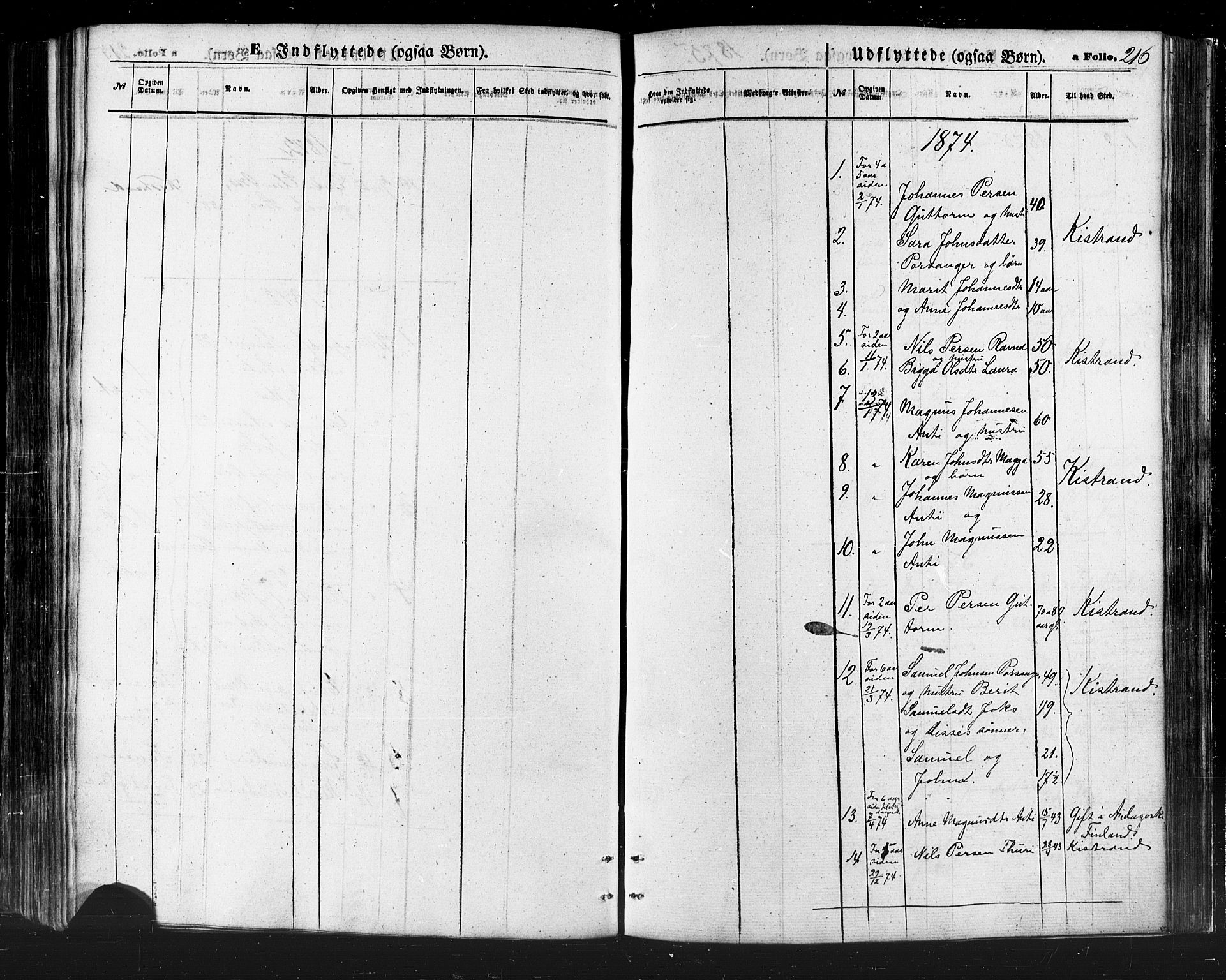 Karasjok sokneprestkontor, SATØ/S-1352/H/Ha/L0001kirke: Parish register (official) no. 1, 1872-1884, p. 216