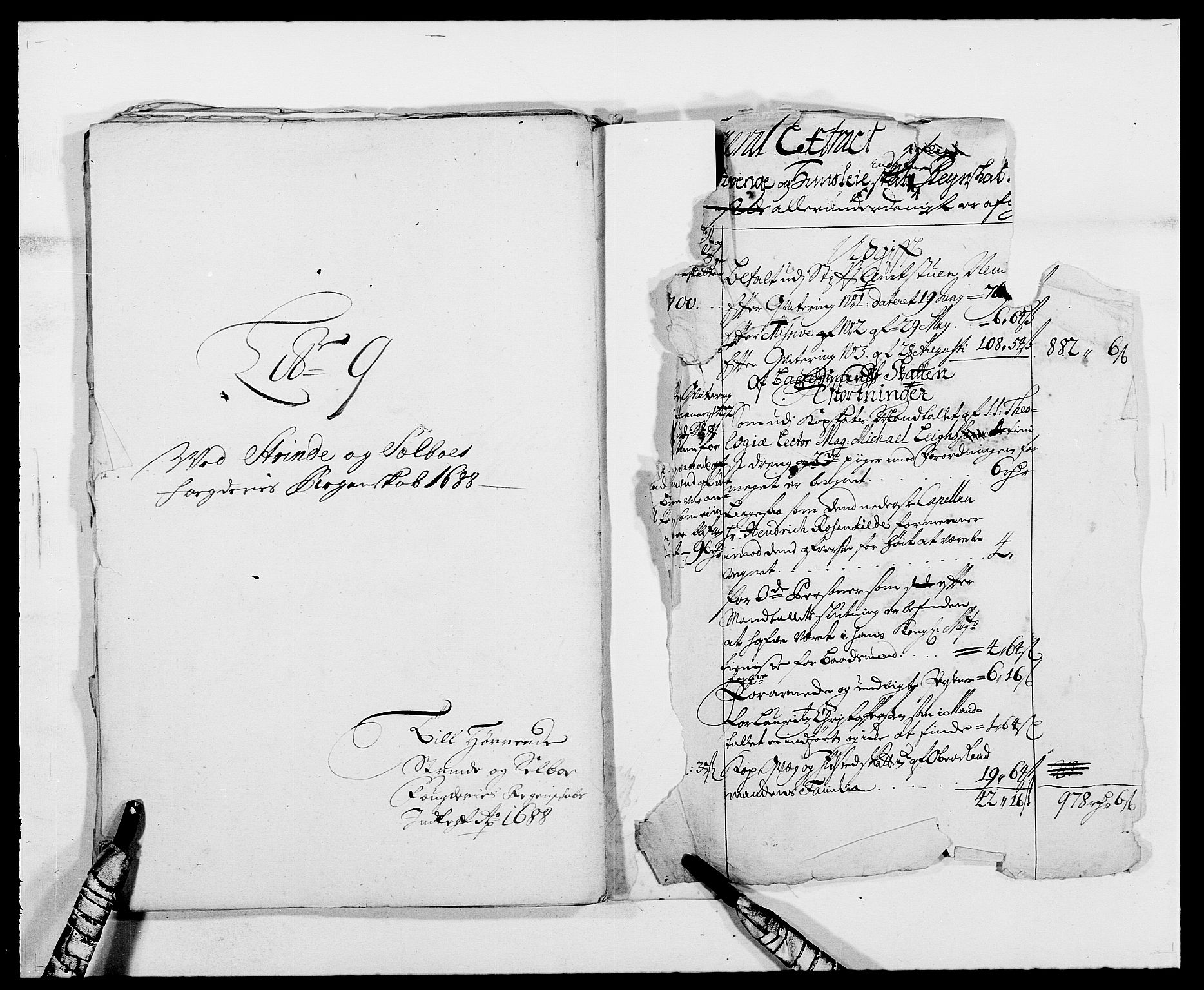 Rentekammeret inntil 1814, Reviderte regnskaper, Fogderegnskap, RA/EA-4092/R61/L4101: Fogderegnskap Strinda og Selbu, 1687-1688, p. 268
