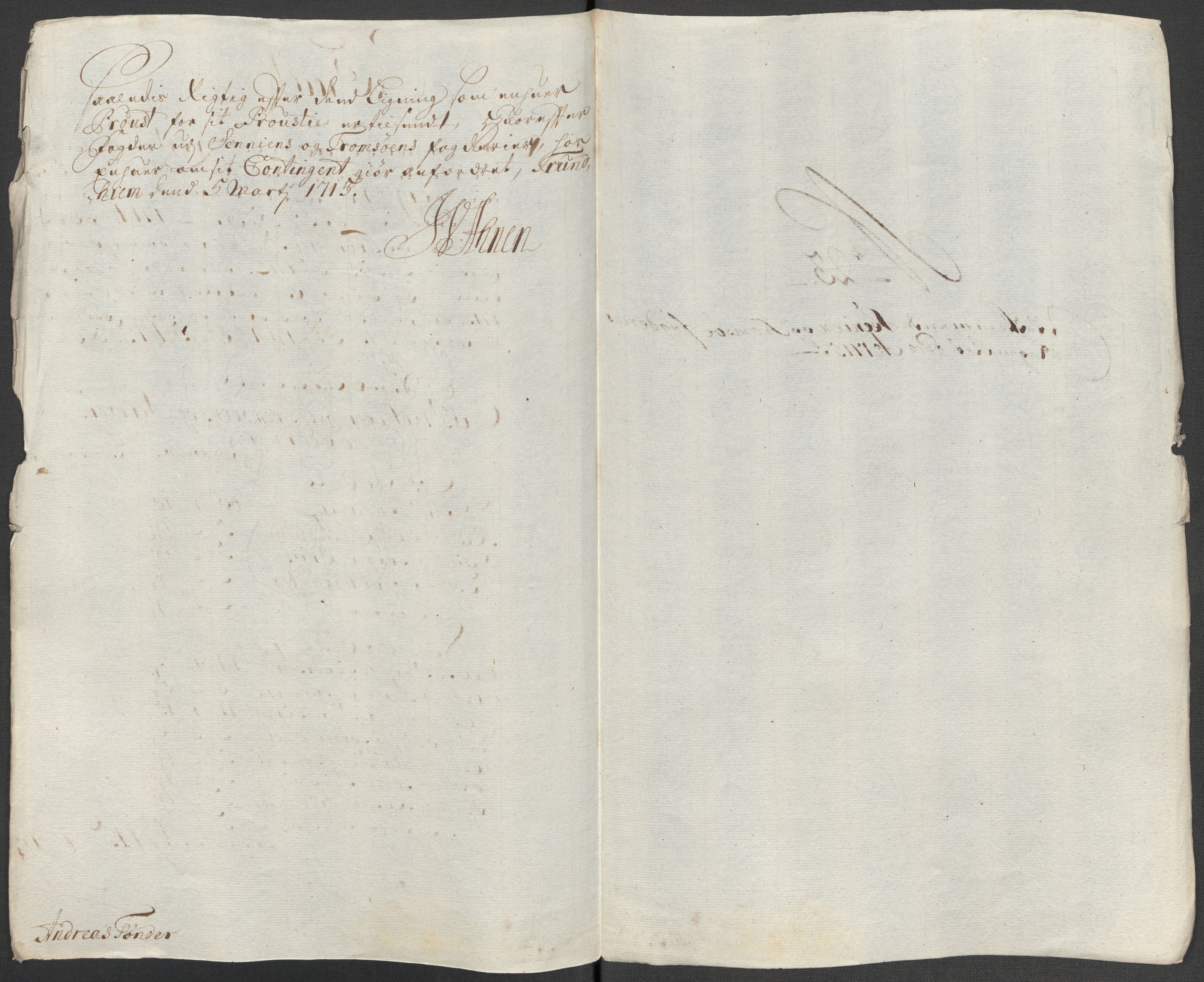 Rentekammeret inntil 1814, Reviderte regnskaper, Fogderegnskap, AV/RA-EA-4092/R68/L4761: Fogderegnskap Senja og Troms, 1715, p. 135